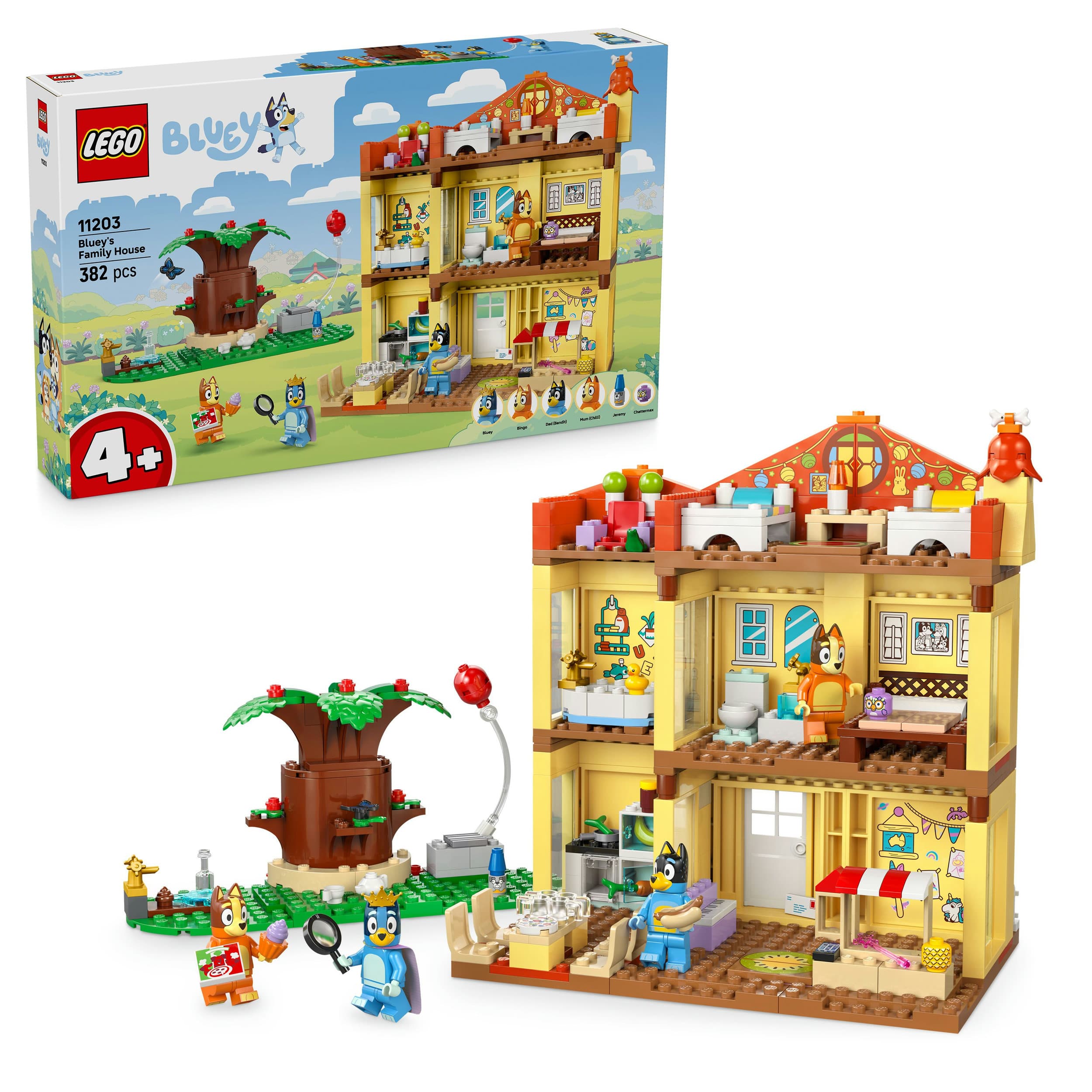 LEGO Bluey: Blueys Haus - Modulares Spielzeug für Kleinkinder - 11203
