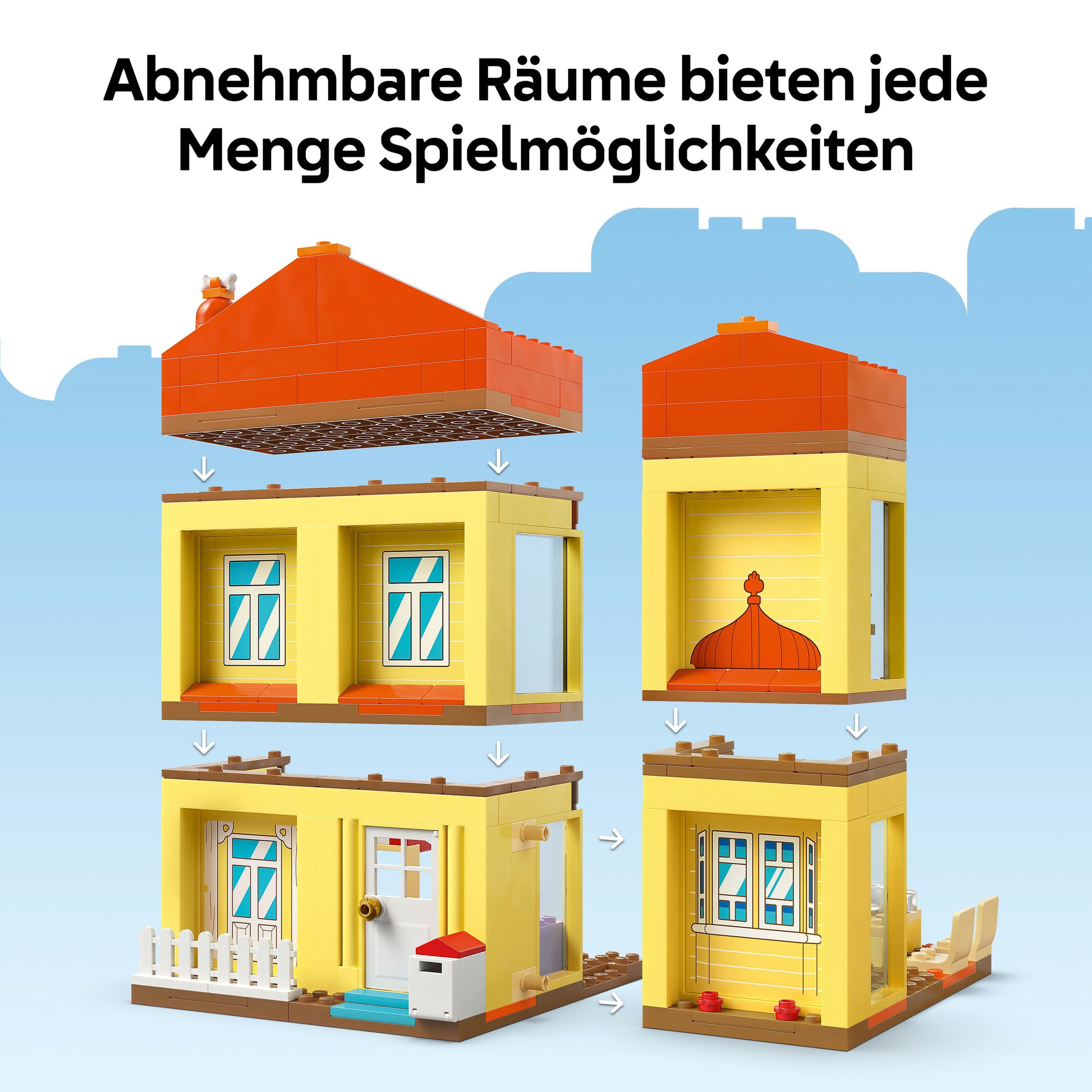 Produktbild LEGO Bluey: Blueys Haus - Modulares Spielzeug für Kleinkinder - 11203 3 von 8
