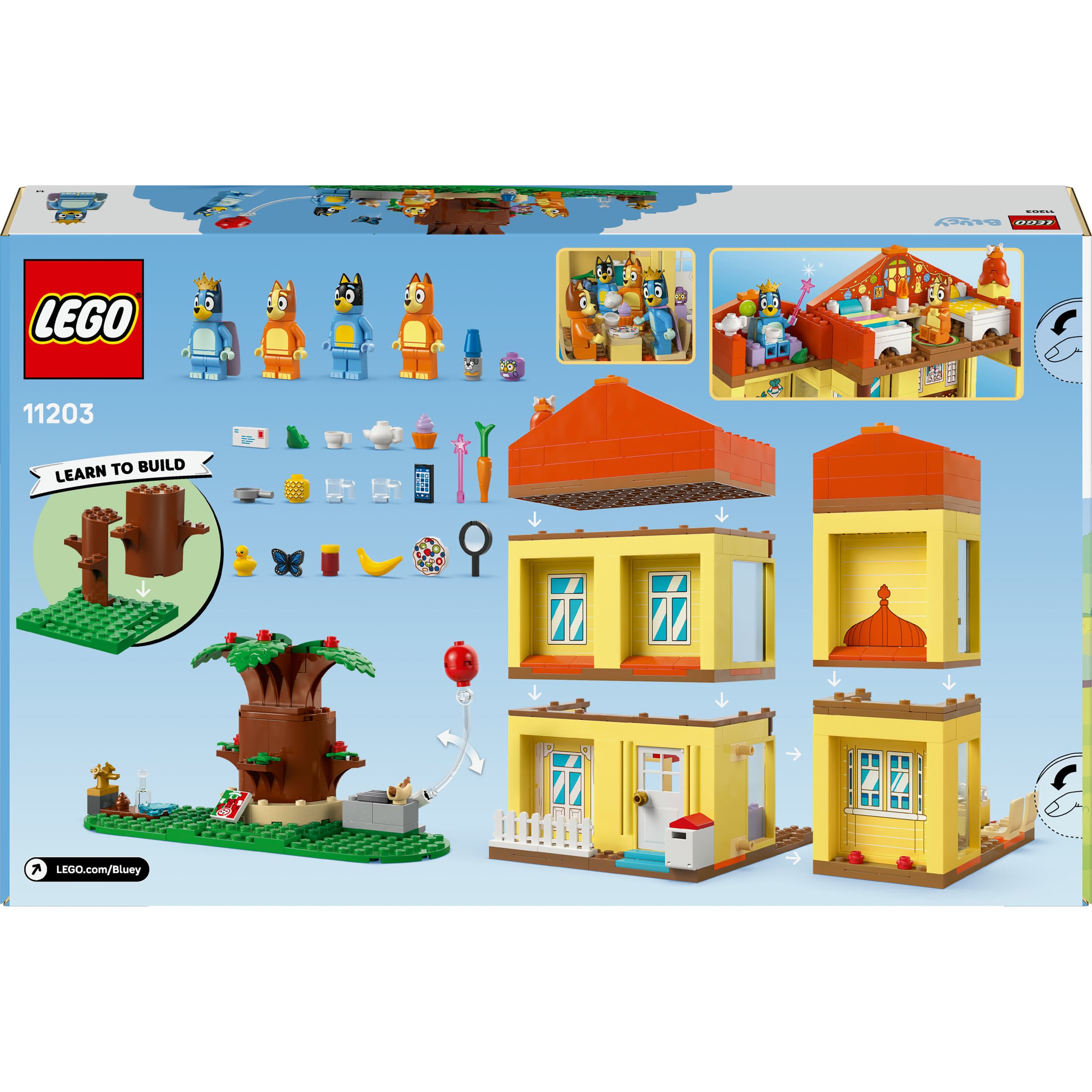 Produktbild LEGO Bluey: Blueys Haus - Modulares Spielzeug für Kleinkinder - 11203 2 von 8