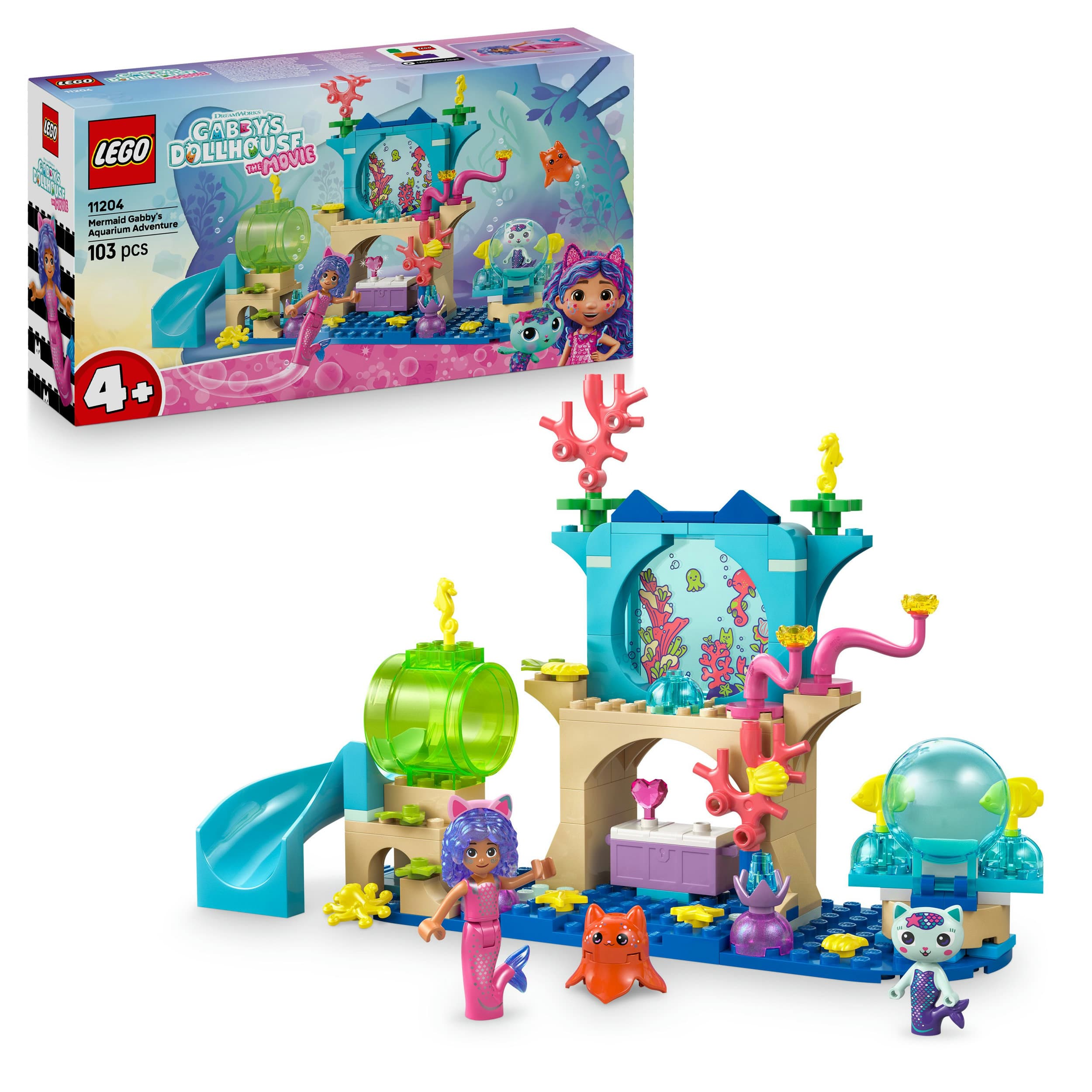 LEGO® Gabbys Puppenhaus Meerjungfrau Gabbys Aquarium Abenteuer 11204