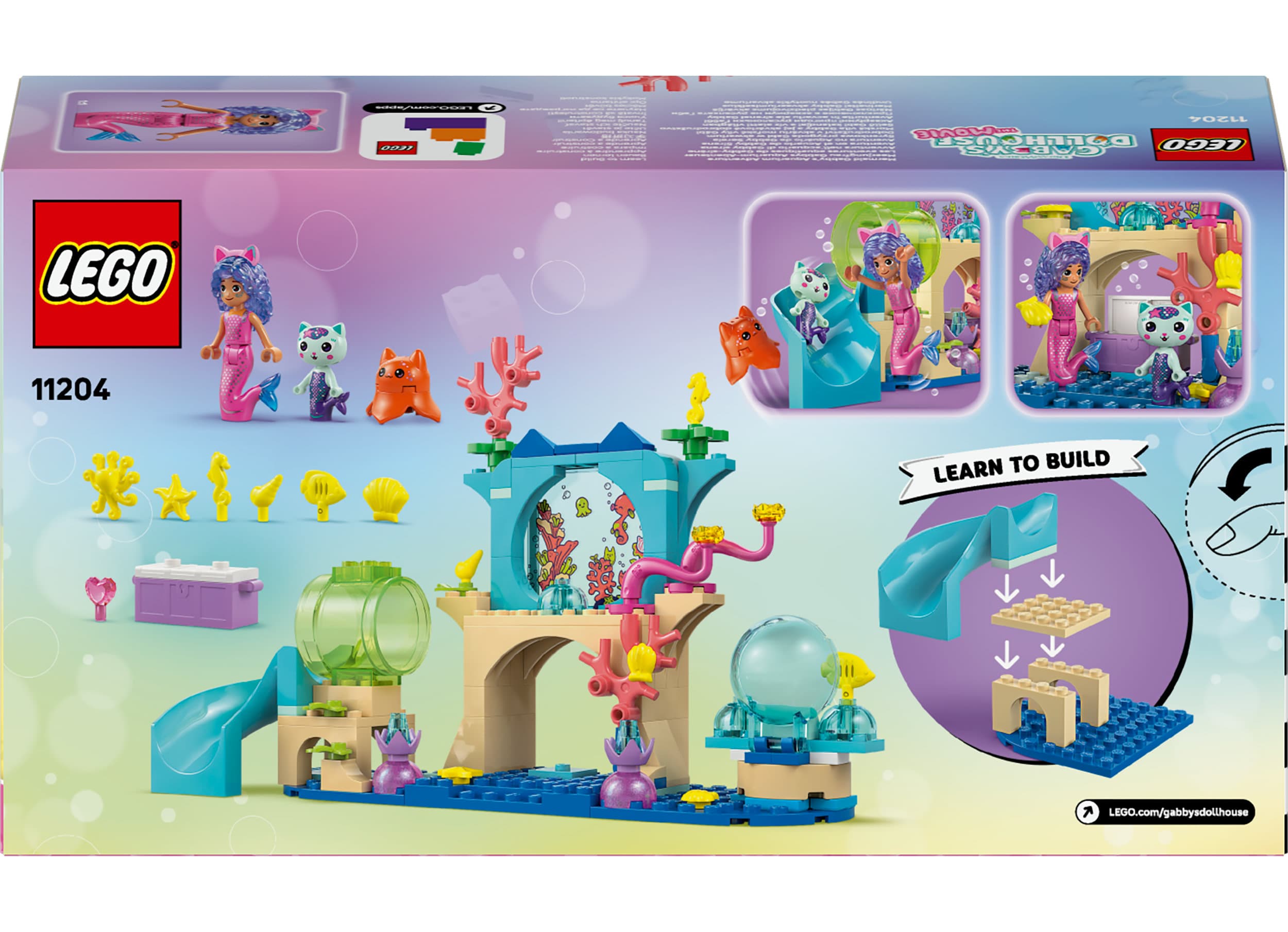 Produktbild LEGO® Gabbys Puppenhaus Meerjungfrau Gabbys Aquarium Abenteuer 11204 2 von 7