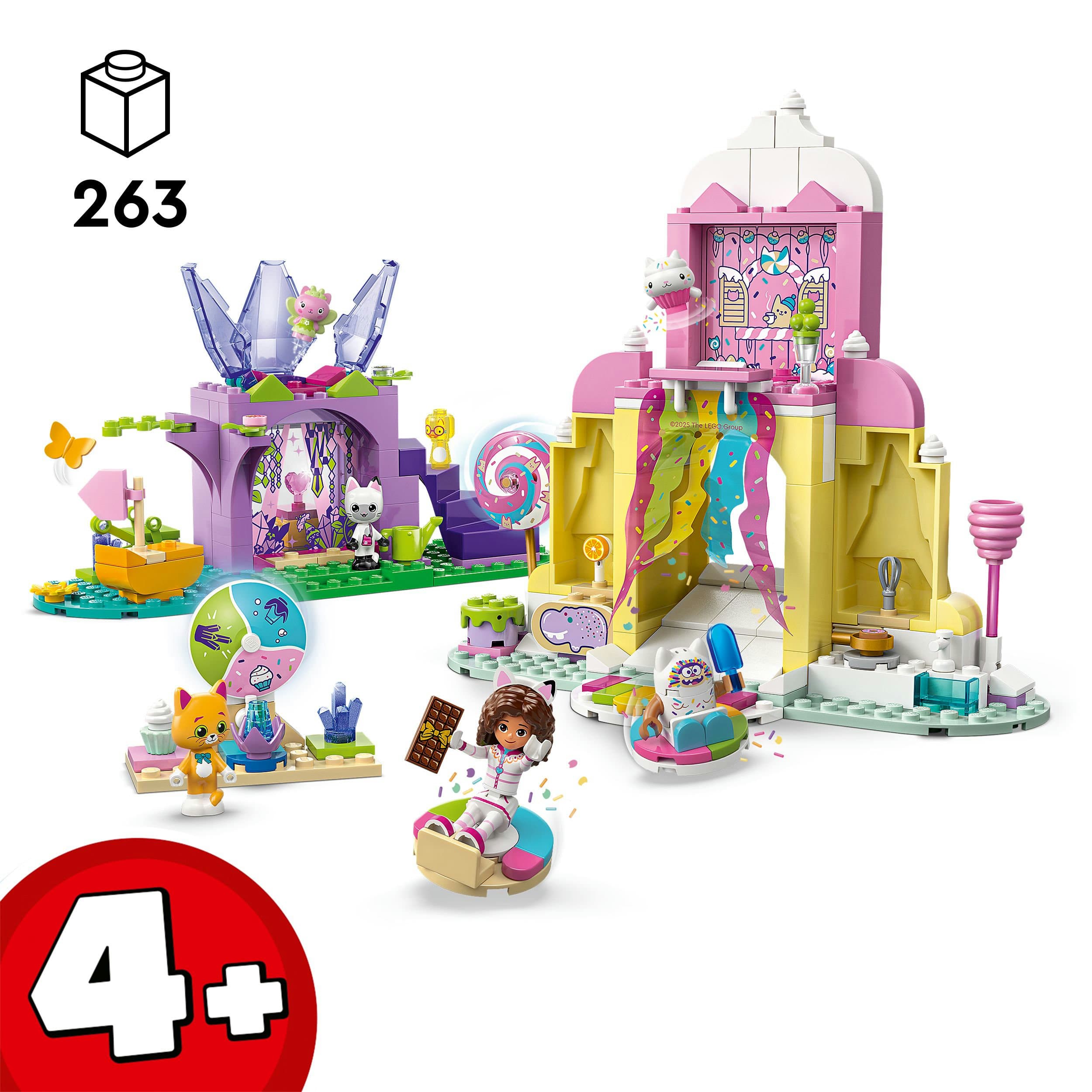 Produktbild LEGO® Gabbys Puppenhaus Zuckerguss-Gebirge und Kätzchen-Garten 11205 6 von 7