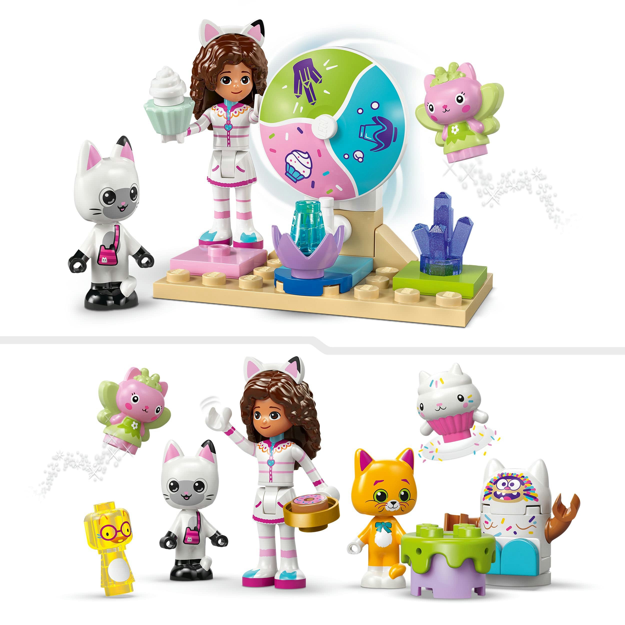 Produktbild LEGO® Gabbys Puppenhaus Zuckerguss-Gebirge und Kätzchen-Garten 11205 4 von 7