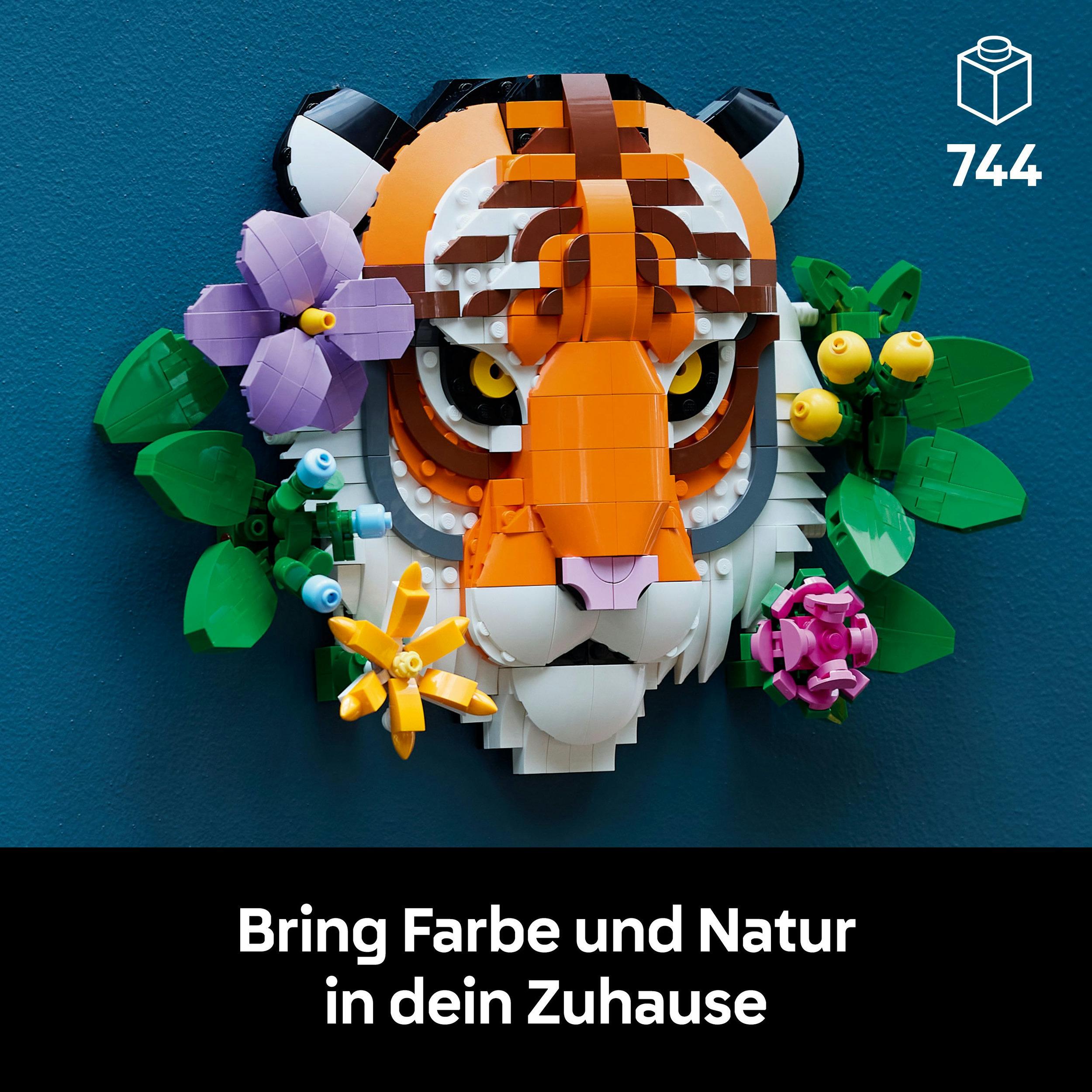 Produktbild LEGO Art Fauna Collection - Tiger - Baubares 3D-Kunstwerk - 31217 7 von 7
