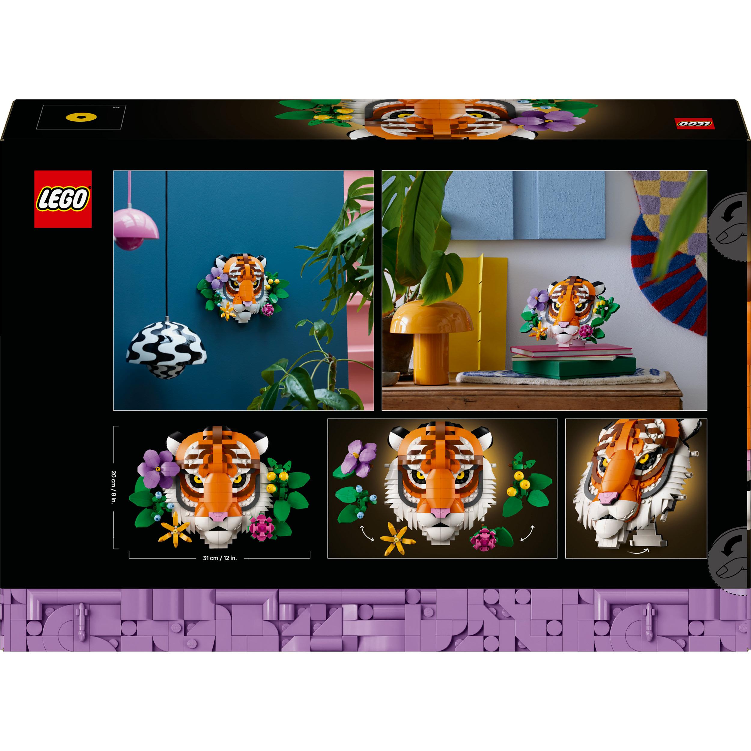 Produktbild LEGO Art Fauna Collection - Tiger - Baubares 3D-Kunstwerk - 31217 2 von 7