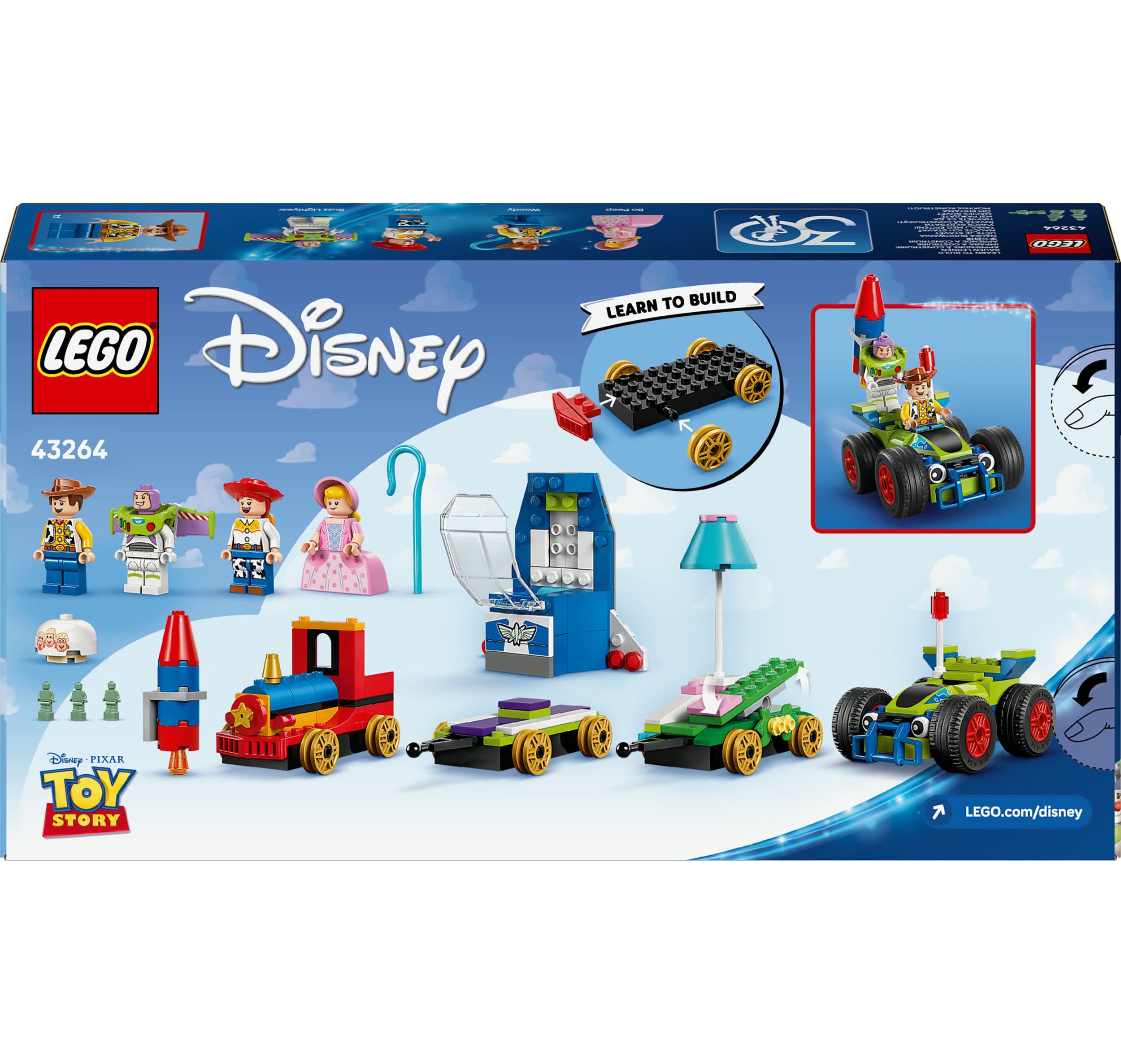 Produktbild LEGO ǀ Disney and Pixar’s Toy Story Partyzug und das Auto RC 43264 2 von 7
