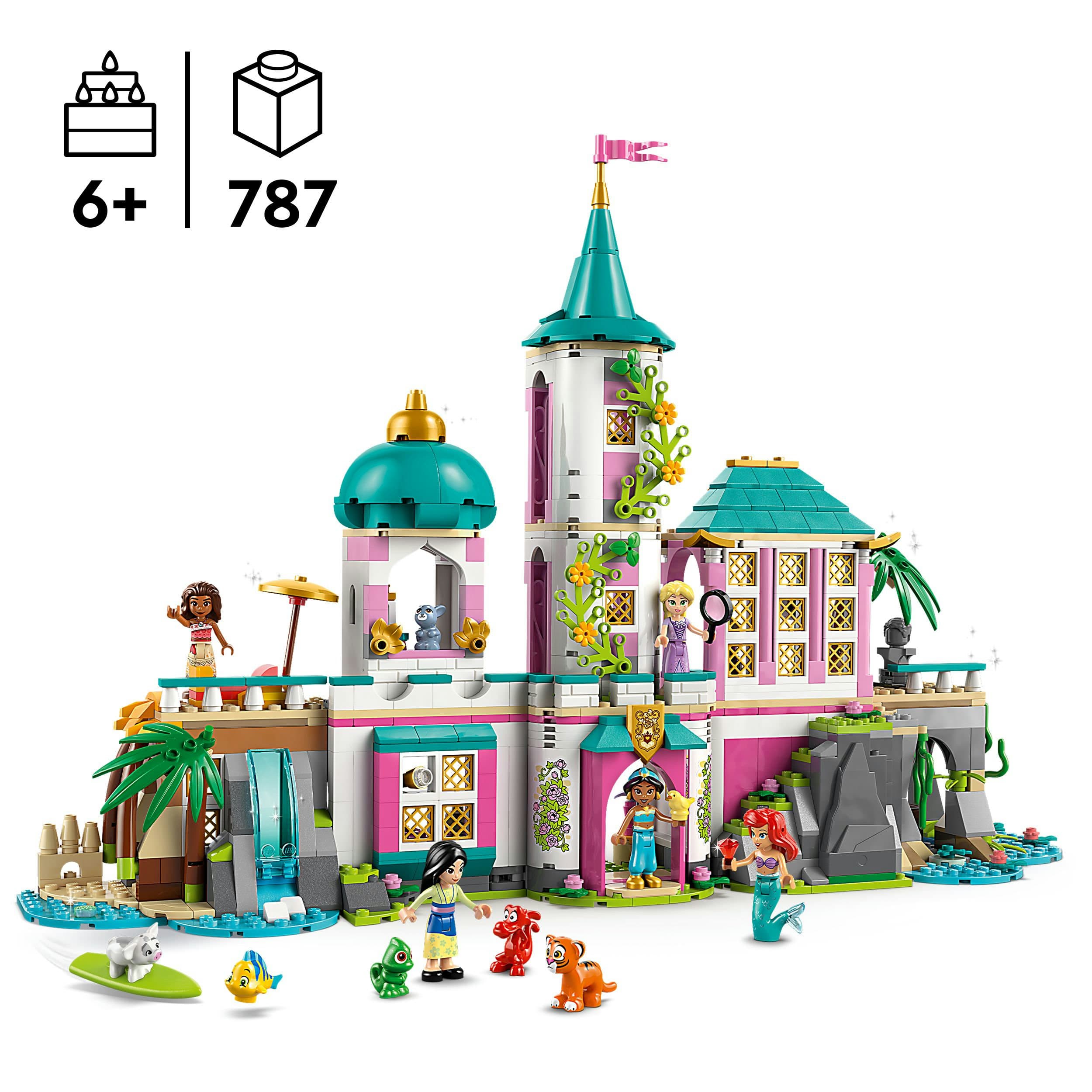 Produktbild LEGO ǀ Disney Prinzessinnenschloss mit Haustieren, Bau- & Spielset 43267 6 von 7