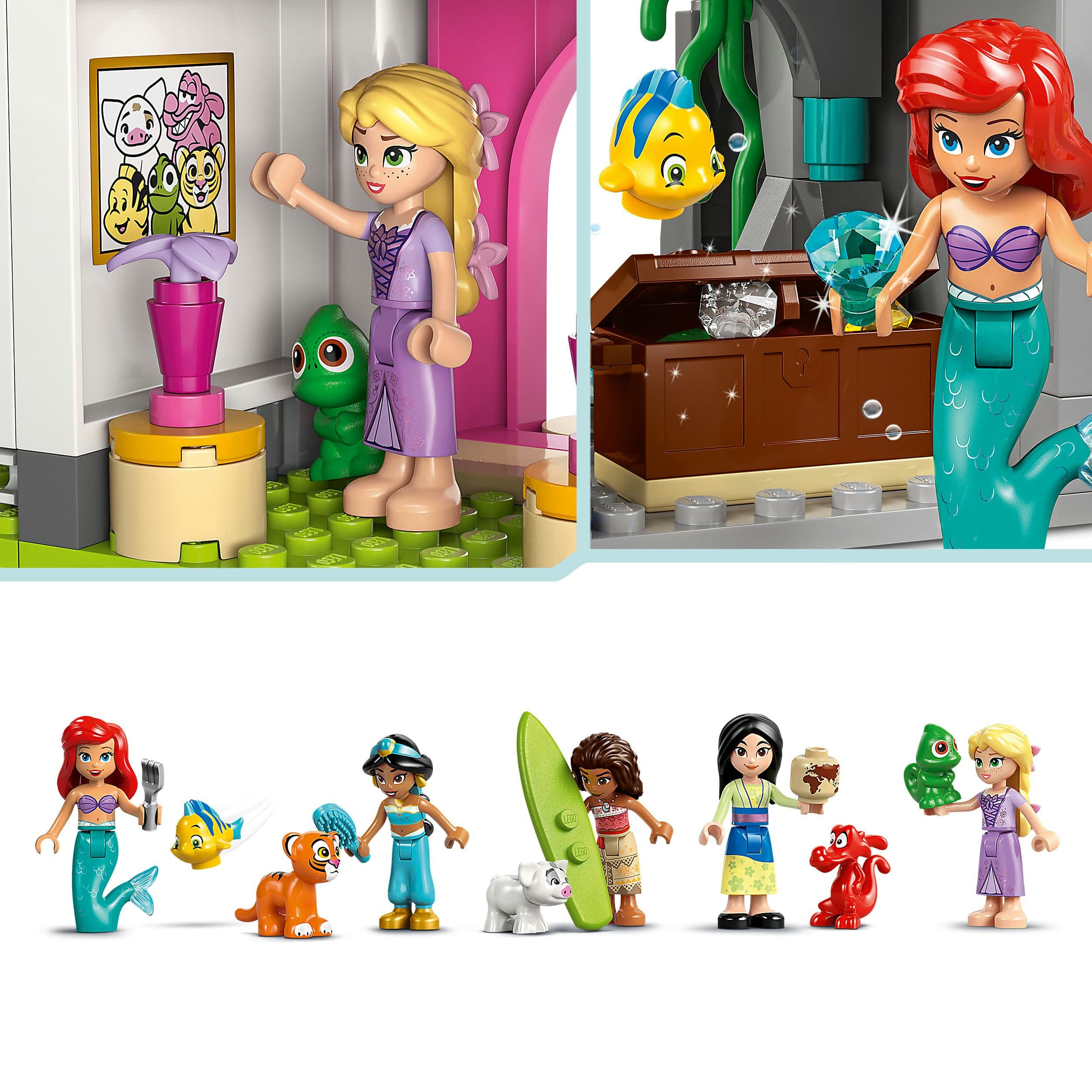Produktbild LEGO ǀ Disney Prinzessinnenschloss mit Haustieren, Bau- & Spielset 43267 4 von 7