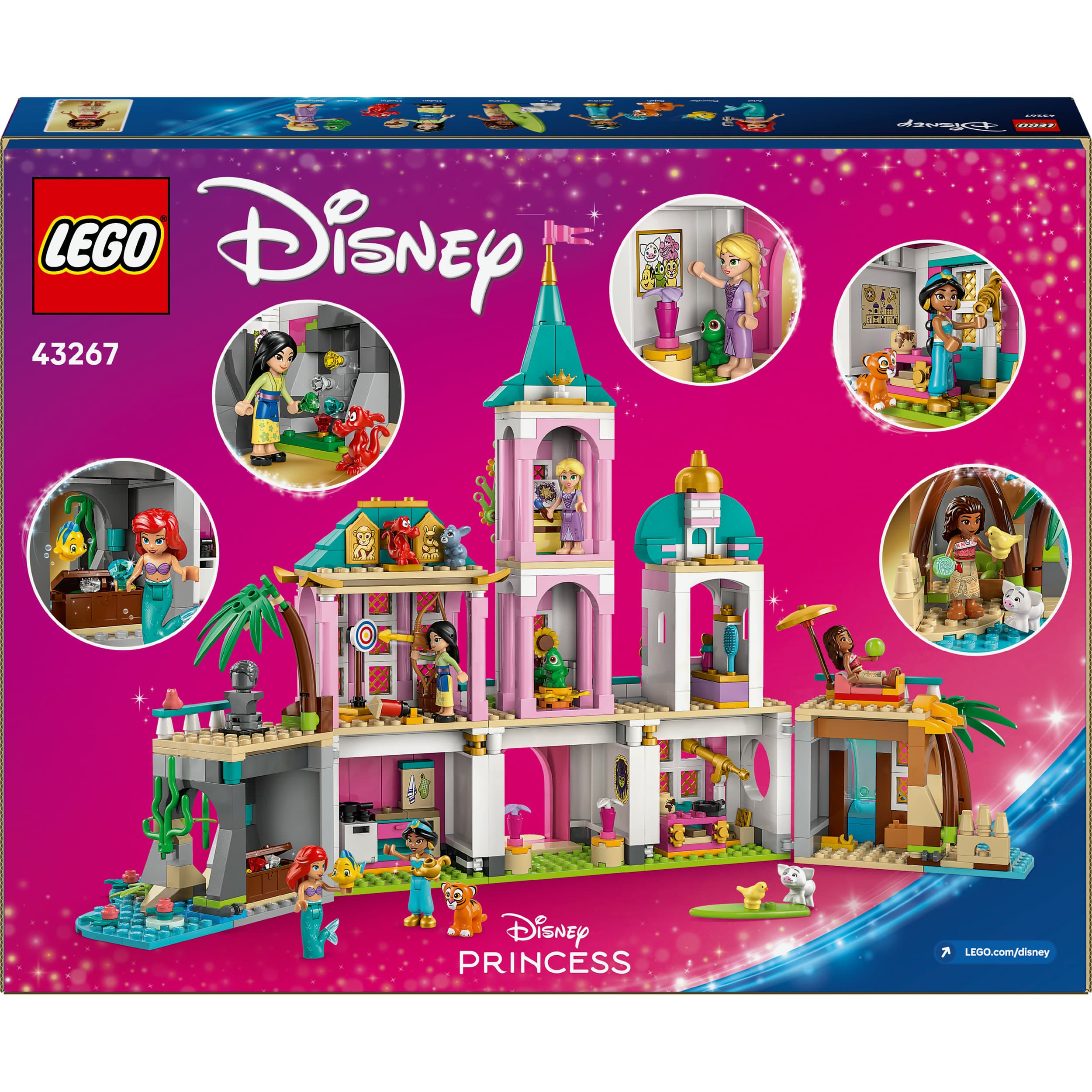 Produktbild LEGO ǀ Disney Prinzessinnenschloss mit Haustieren, Bau- & Spielset 43267 2 von 7