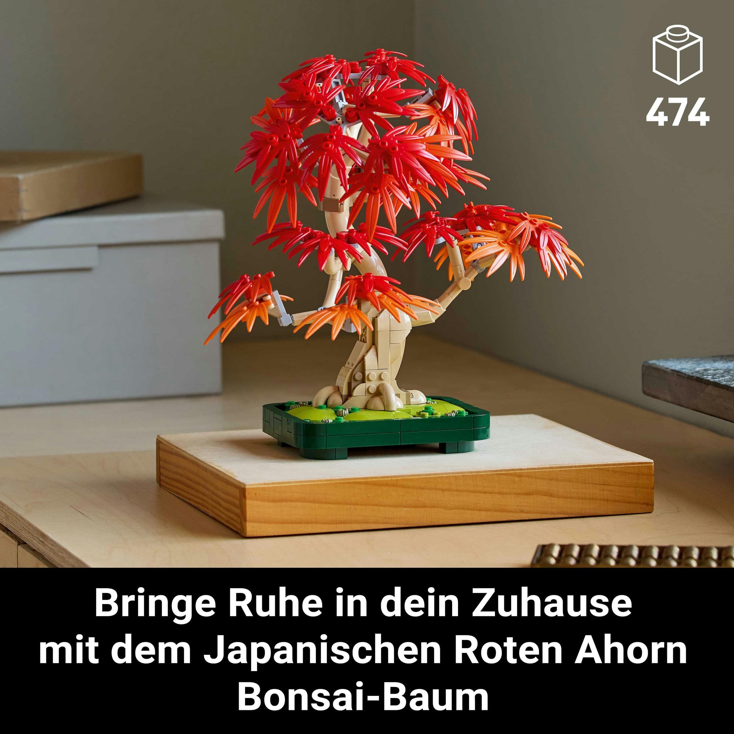 Produktbild LEGO Botanicals Japanischer Roter Ahorn – Bonsai-Baum Set 10348 7 von 7