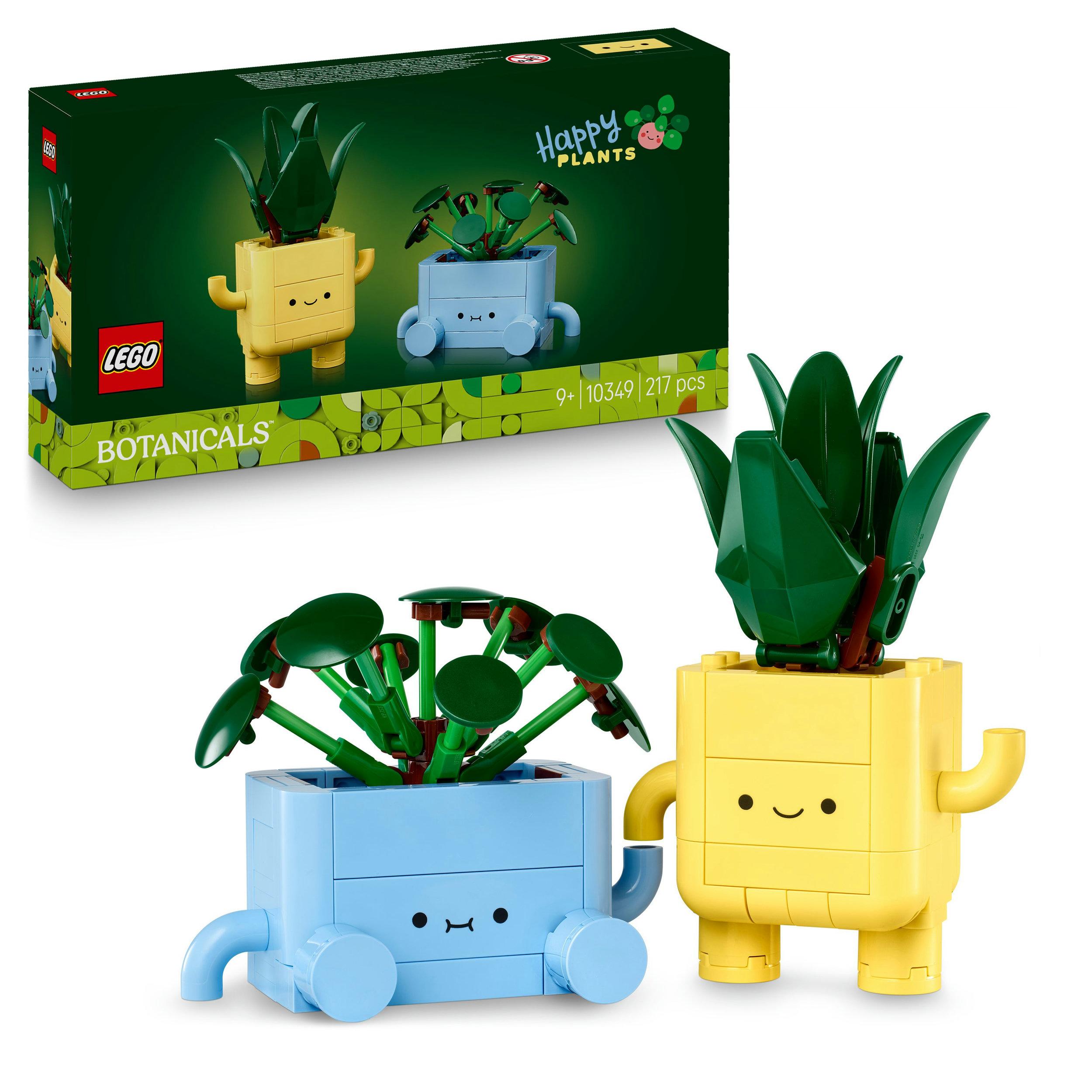 LEGO Botanicals Fröhliche Pflanzen - Bastelset für Mädchen 10349