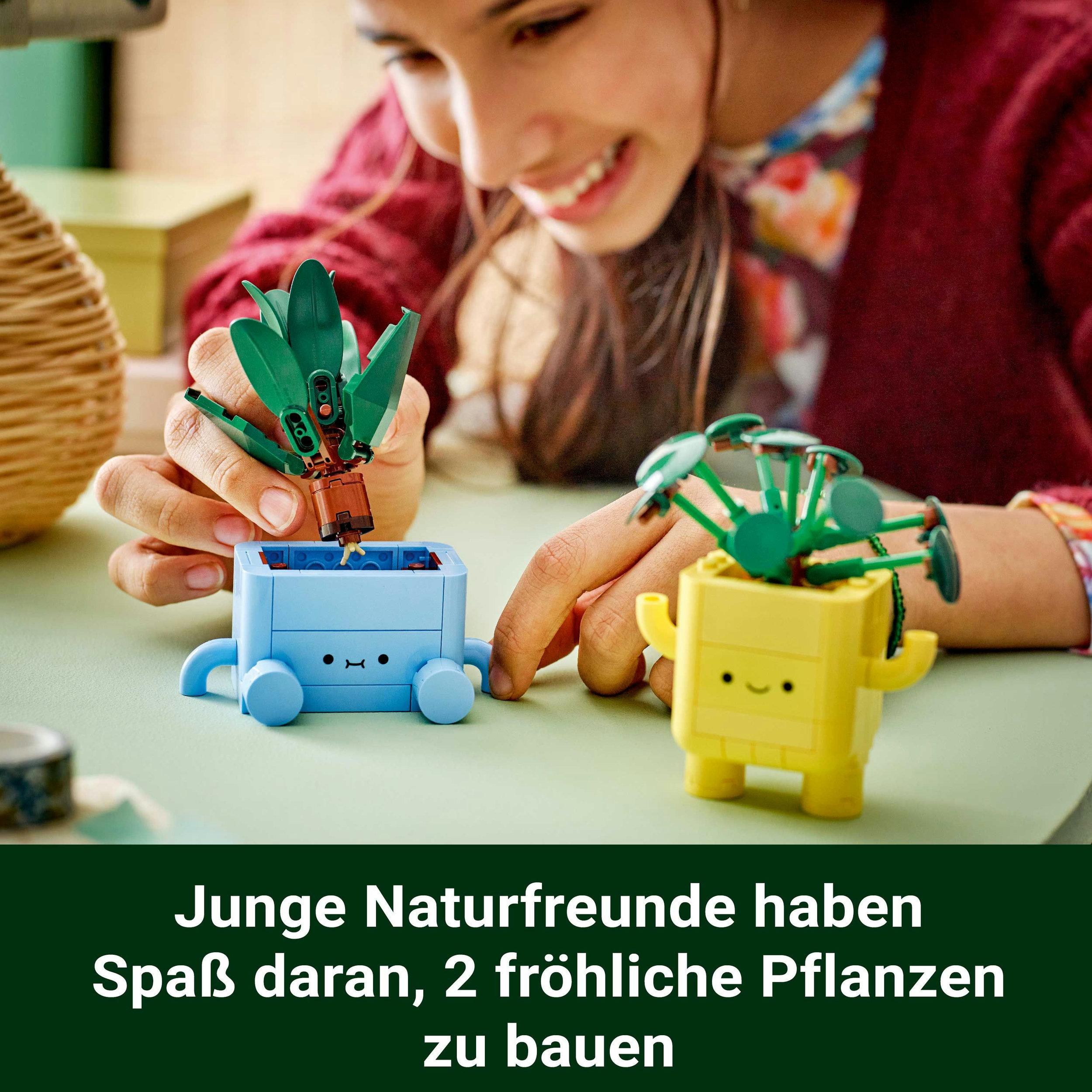 Produktbild LEGO Botanicals Fröhliche Pflanzen - Bastelset für Mädchen 10349 6 von 7