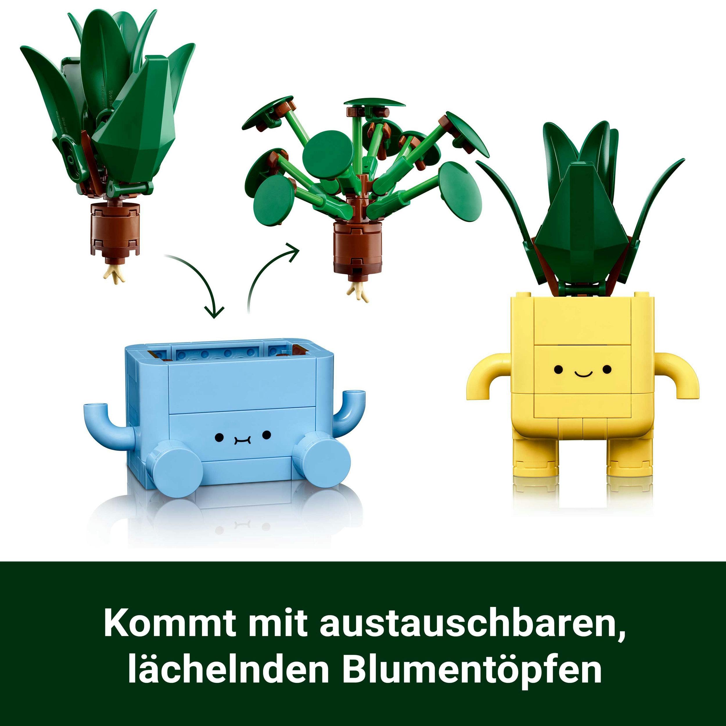 Produktbild LEGO Botanicals Fröhliche Pflanzen - Bastelset für Mädchen 10349 4 von 7