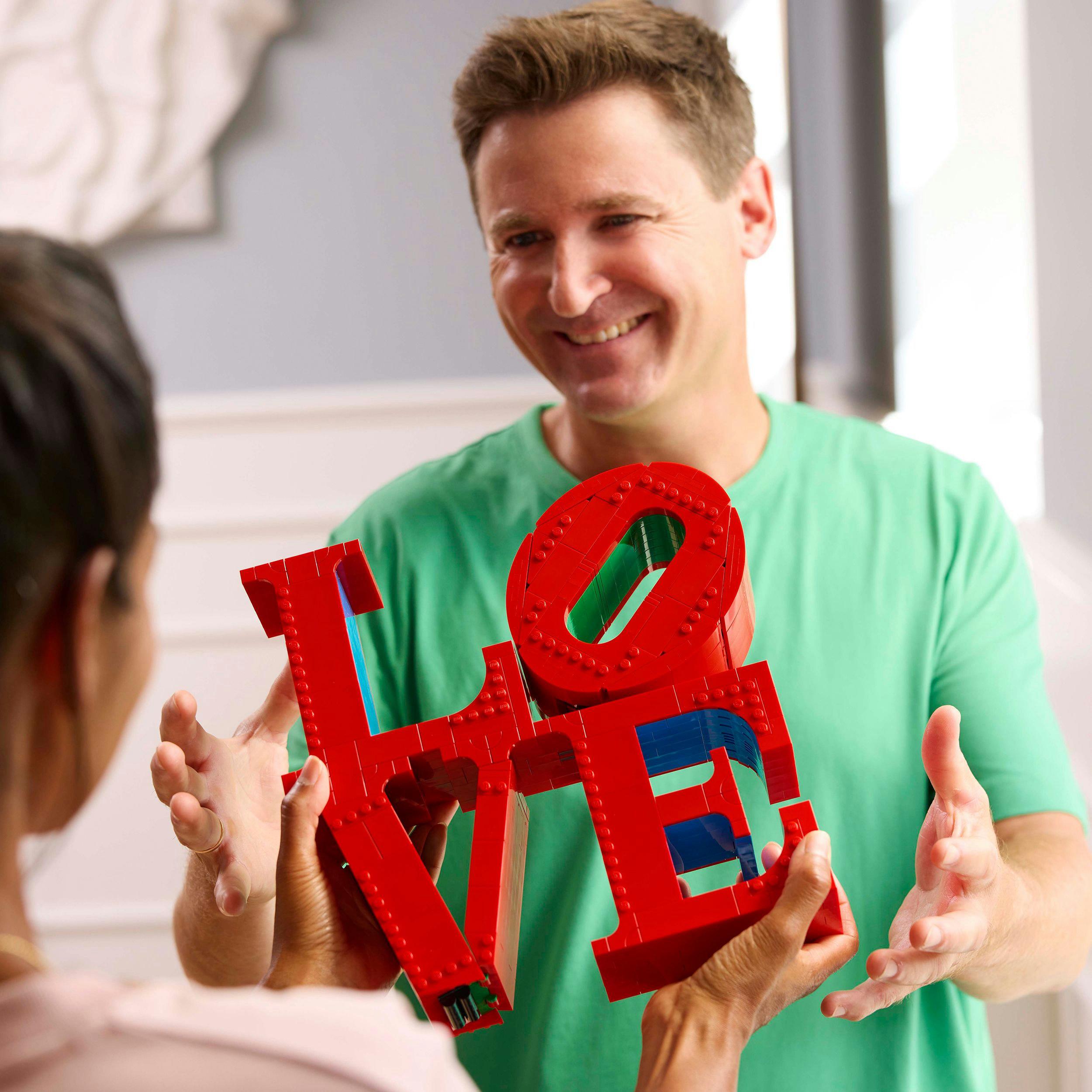 Produktbild LEGO Art LOVE, Bauset für Erwachsene, Wohn- und Büro-Deko 31214 7 von 7