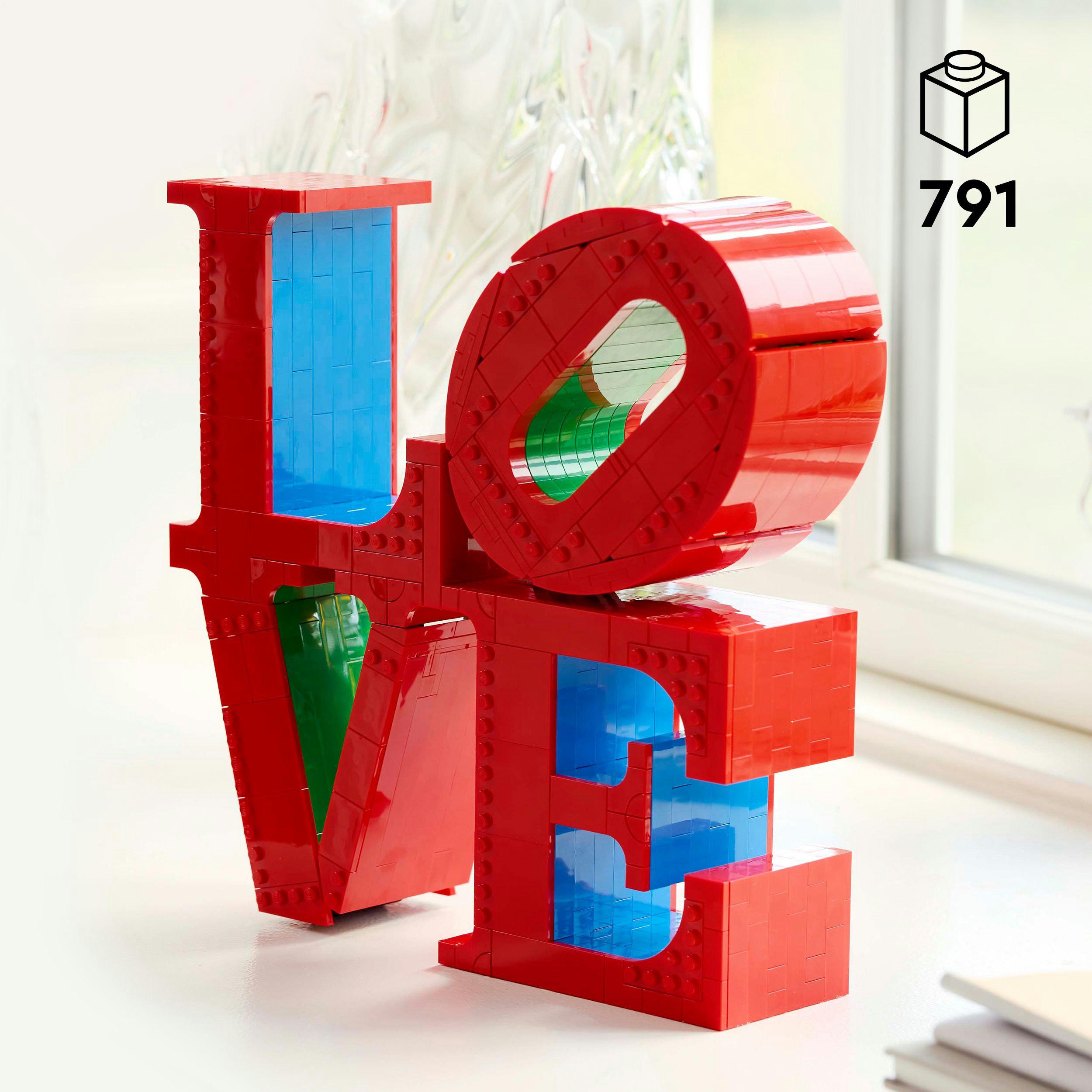 Produktbild LEGO Art LOVE, Bauset für Erwachsene, Wohn- und Büro-Deko 31214 6 von 7