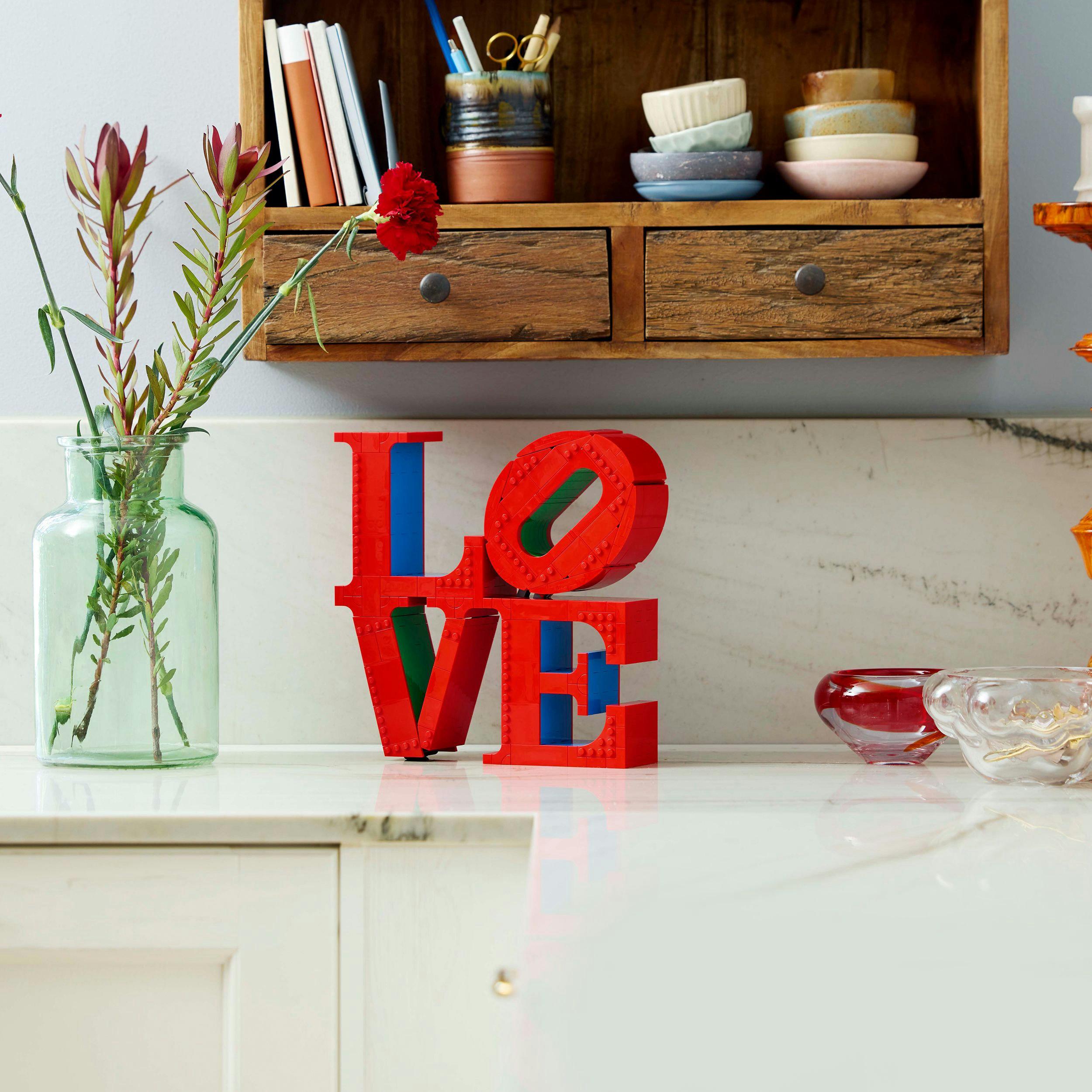Produktbild LEGO Art LOVE, Bauset für Erwachsene, Wohn- und Büro-Deko 31214 5 von 7