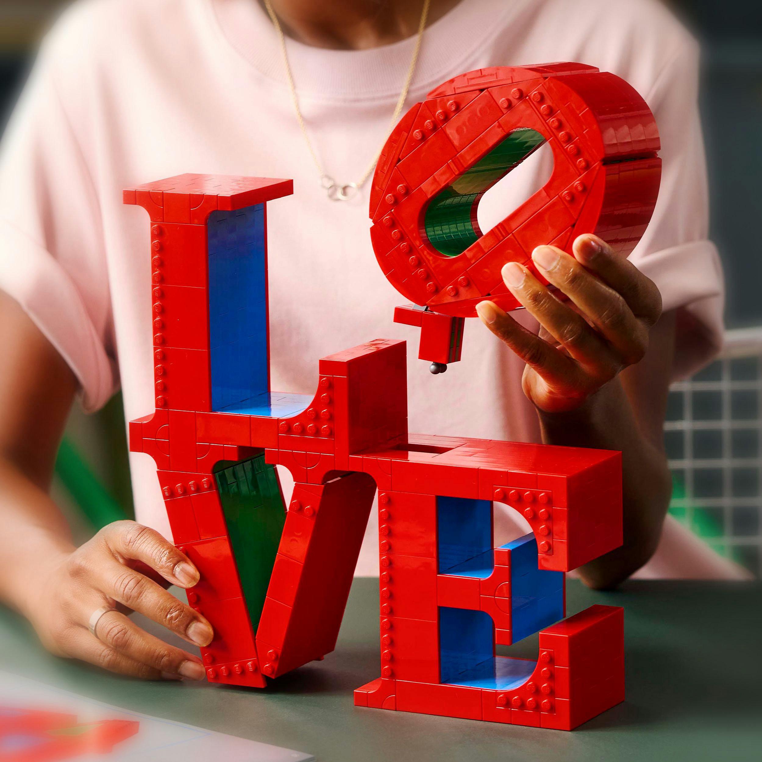 Produktbild LEGO Art LOVE, Bauset für Erwachsene, Wohn- und Büro-Deko 31214 3 von 7