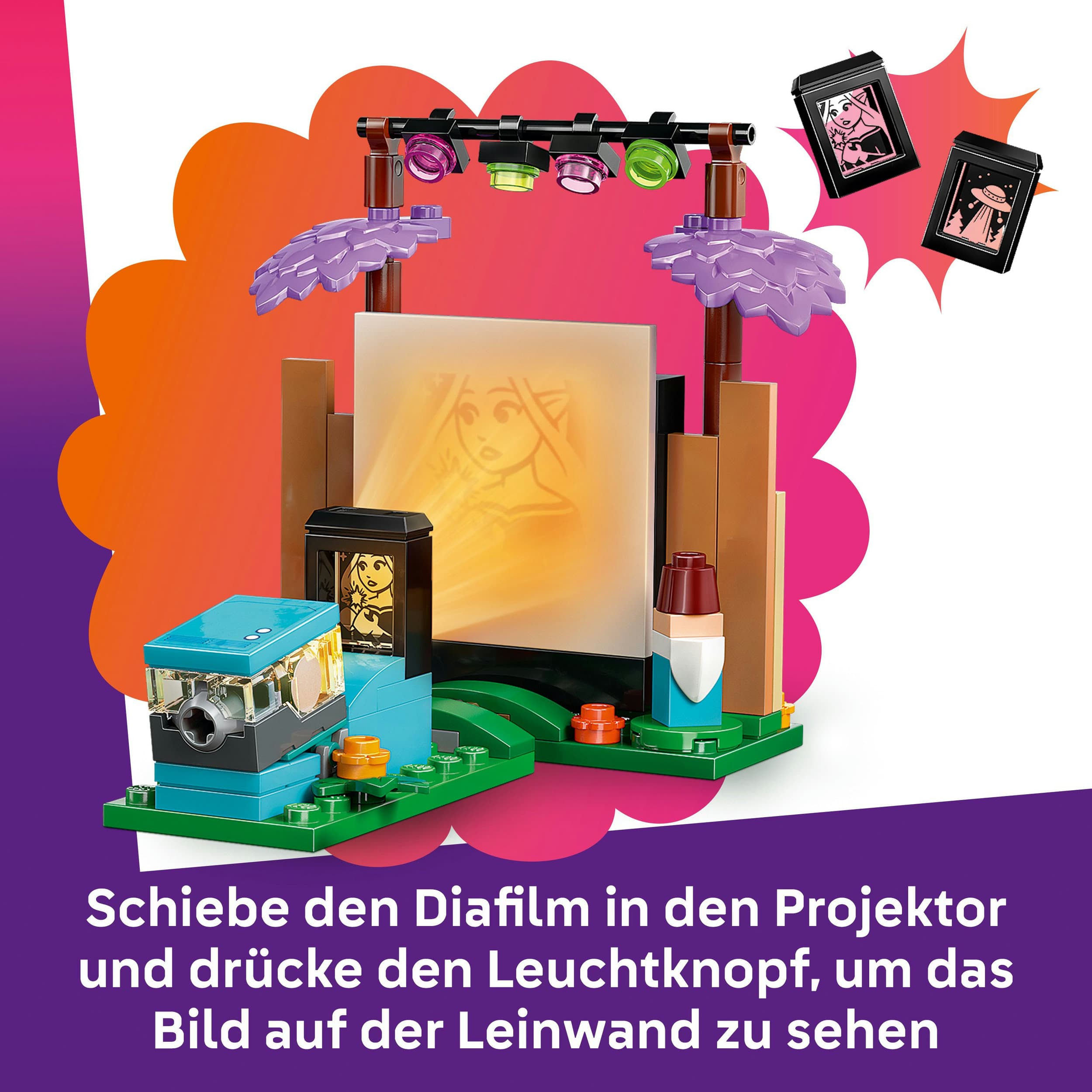 Produktbild LEGO Friends Filmabend mit Freunden - Spielzeug mit 2 Mini-Puppen 42642 6 von 7