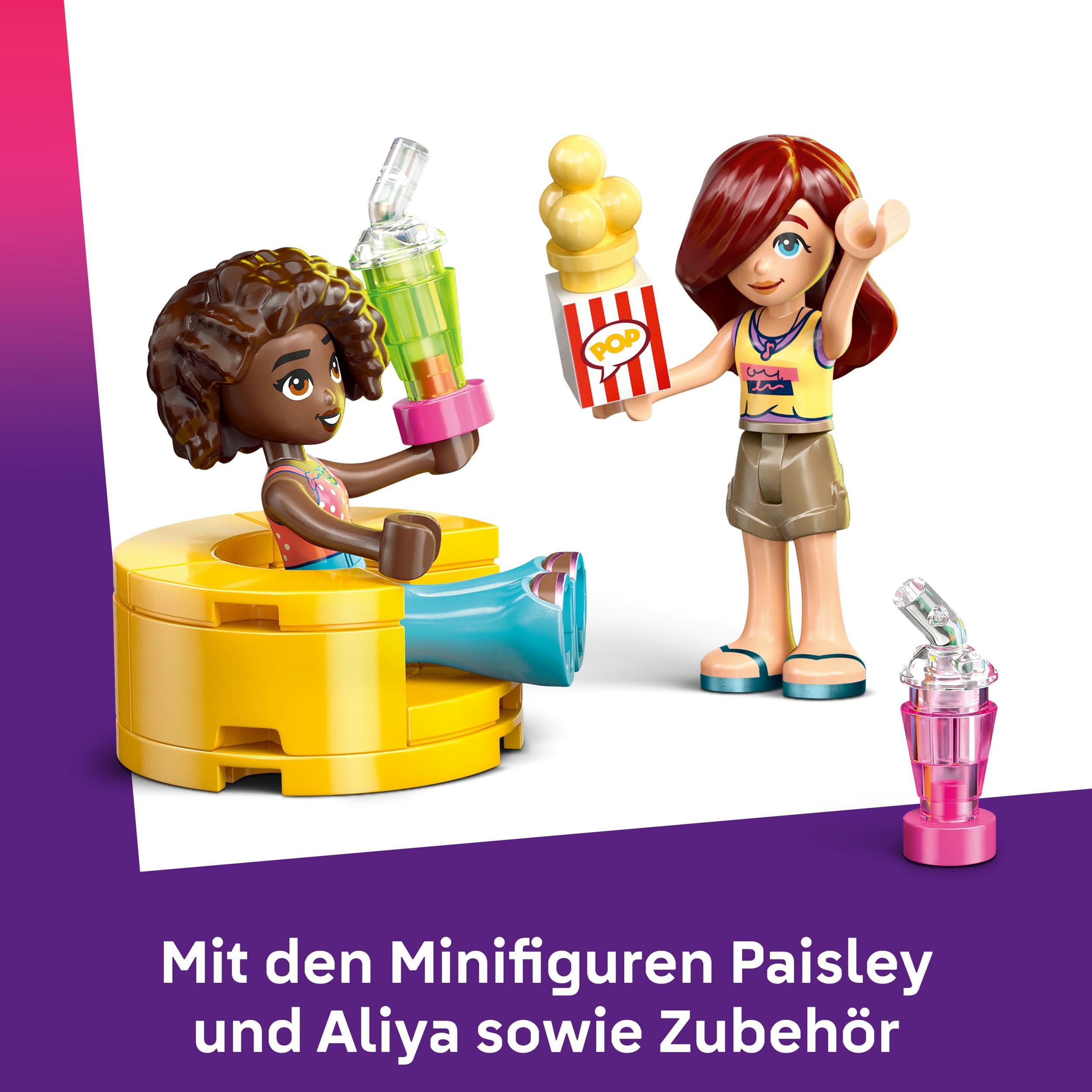 Produktbild LEGO Friends Filmabend mit Freunden - Spielzeug mit 2 Mini-Puppen 42642 4 von 7