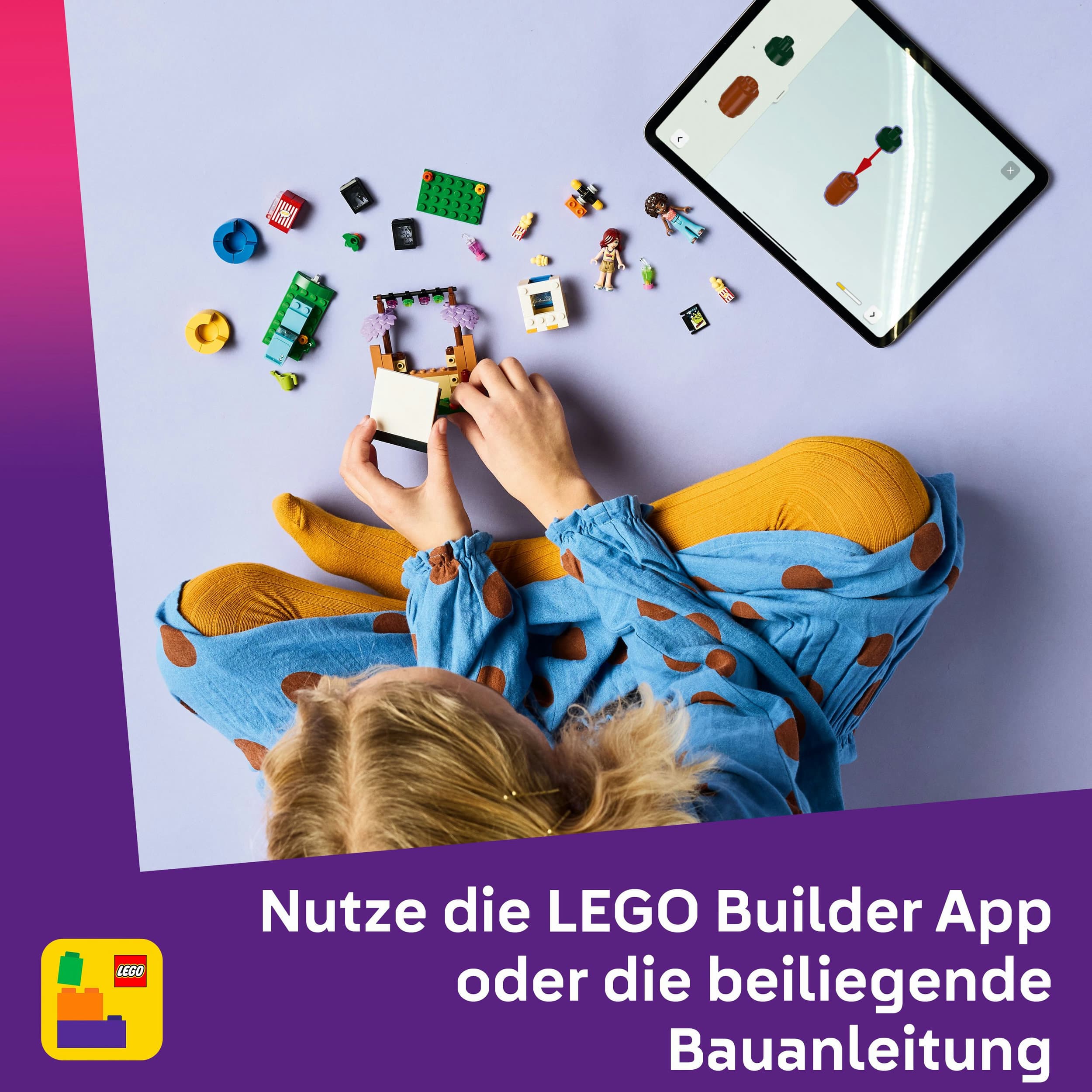 Produktbild LEGO Friends Filmabend mit Freunden - Spielzeug mit 2 Mini-Puppen 42642 3 von 7