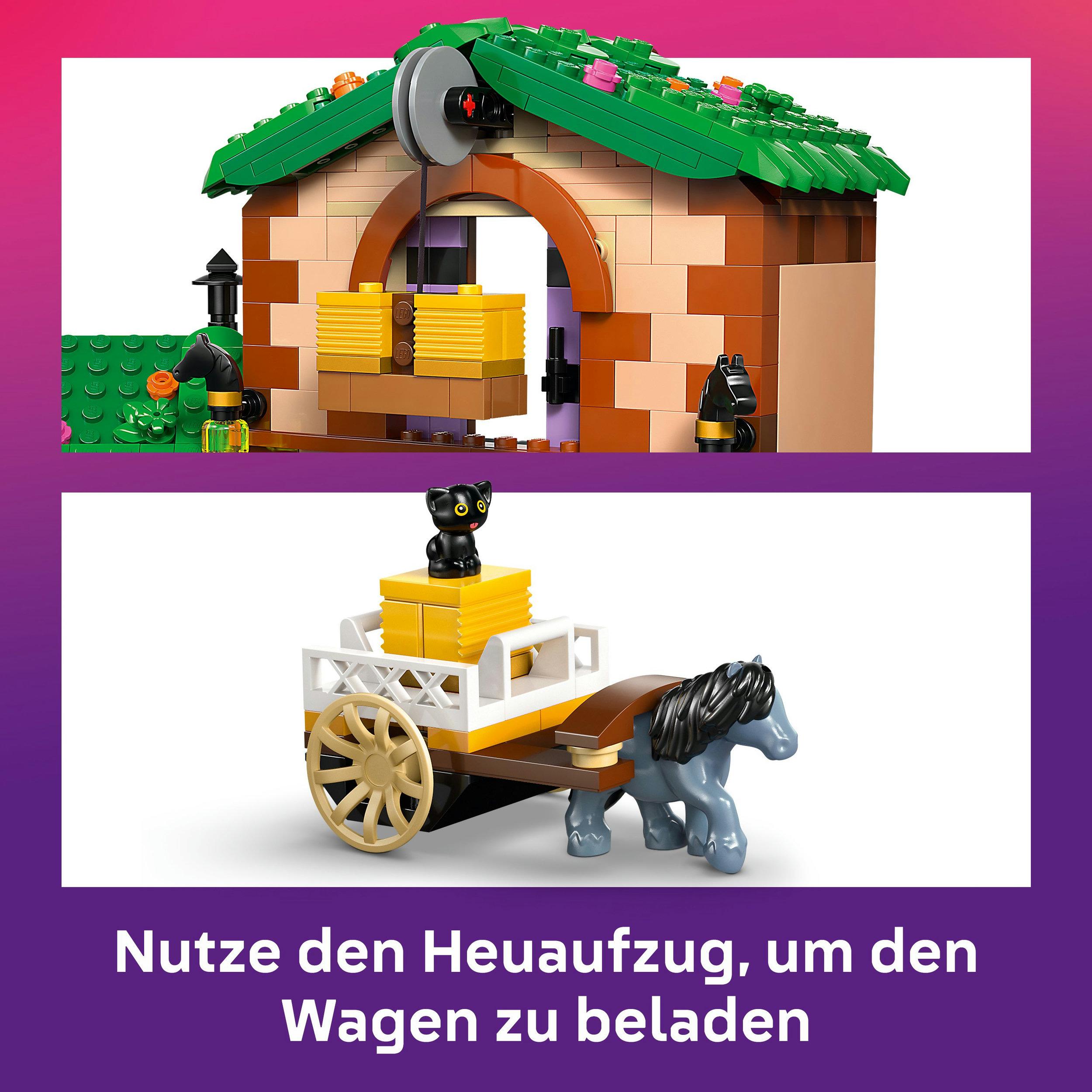 Produktbild LEGO Friends Ponyhof & Stall - Bauset mit 4 Mini-Puppen und Tieren - 42654 6 von 7