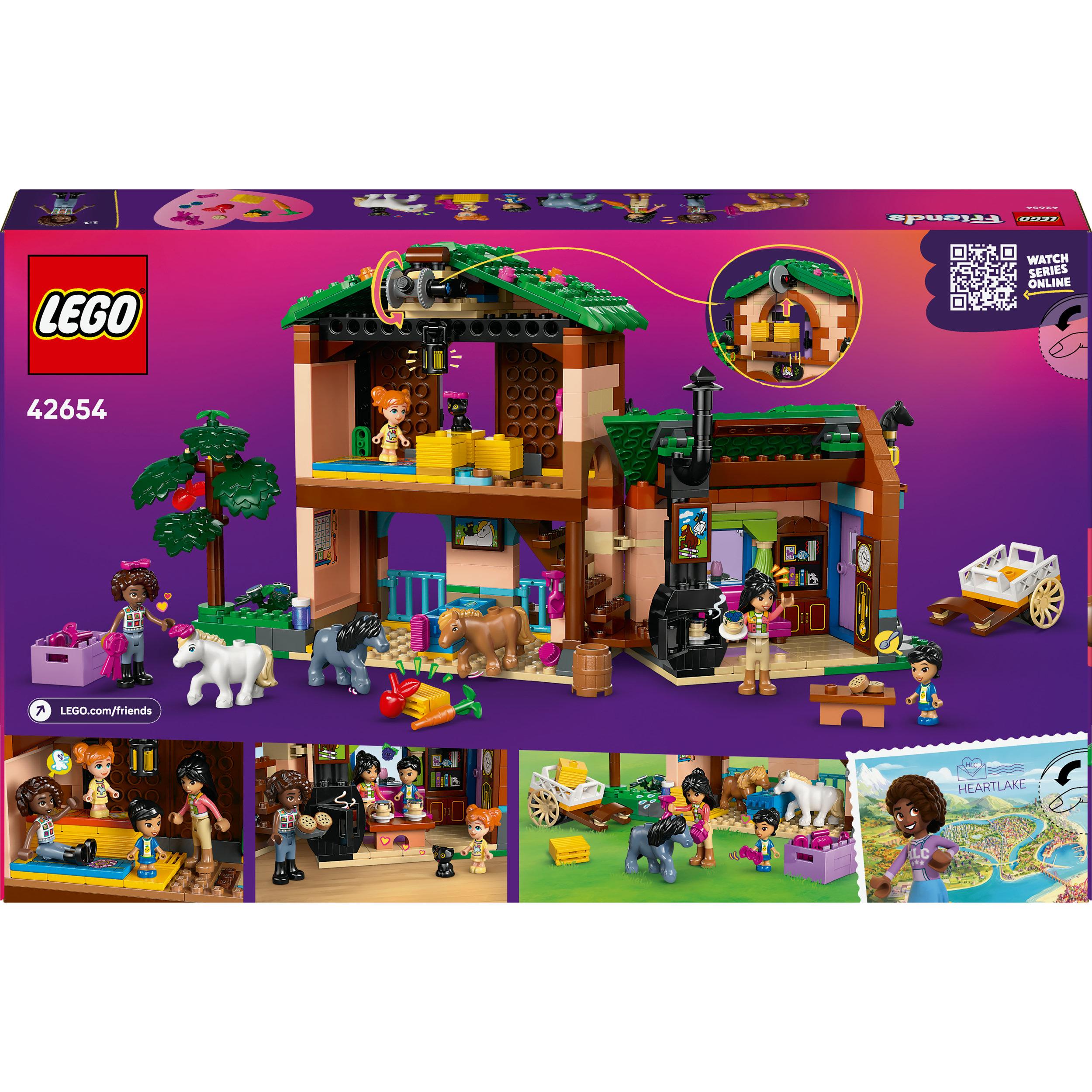 Produktbild LEGO Friends Ponyhof & Stall - Bauset mit 4 Mini-Puppen und Tieren - 42654 2 von 7