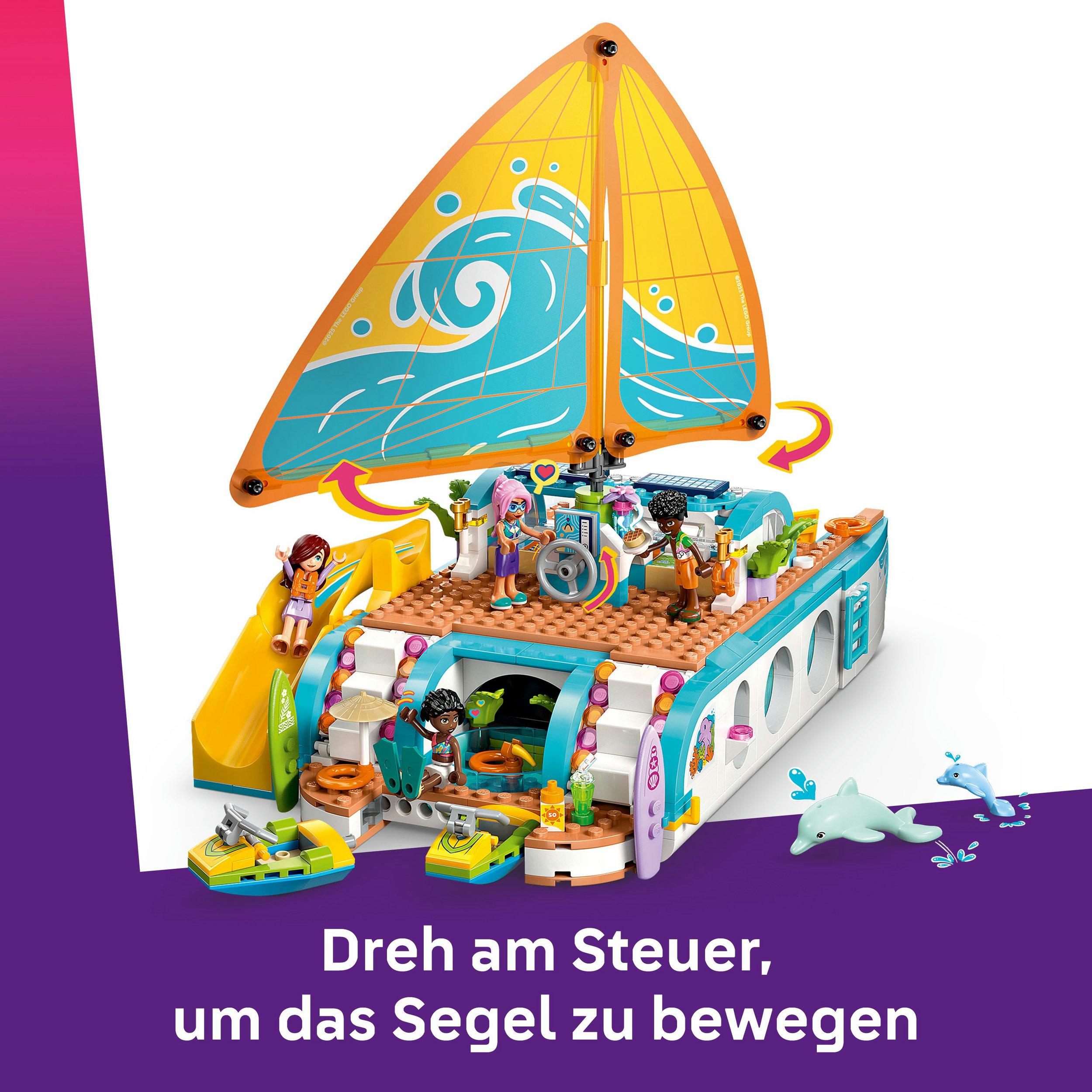 Produktbild LEGO Friends Segelabenteuer - Spielzeugboot mit Mini-Puppen - 42664 4 von 7