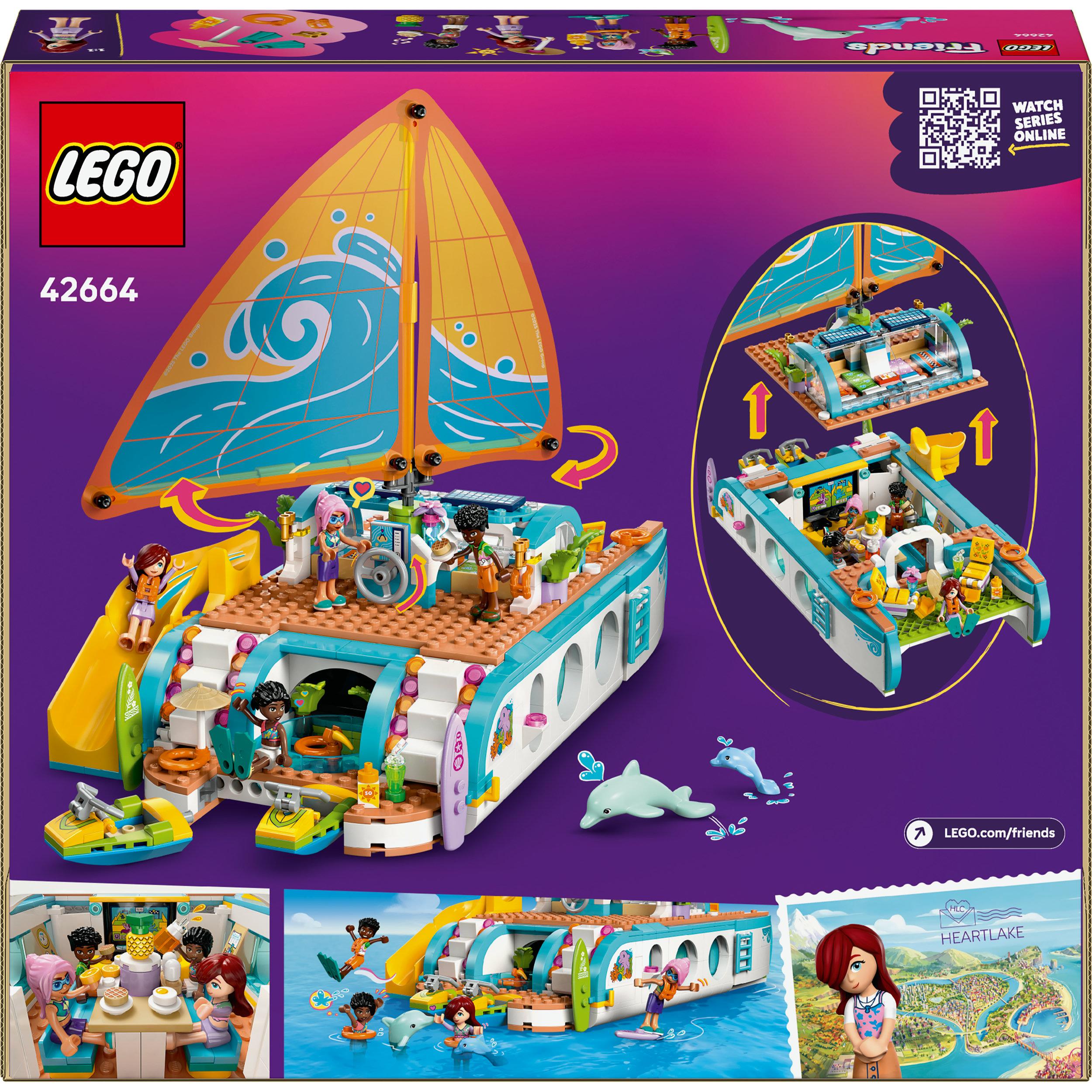 Produktbild LEGO Friends Segelabenteuer - Spielzeugboot mit Mini-Puppen - 42664 2 von 7