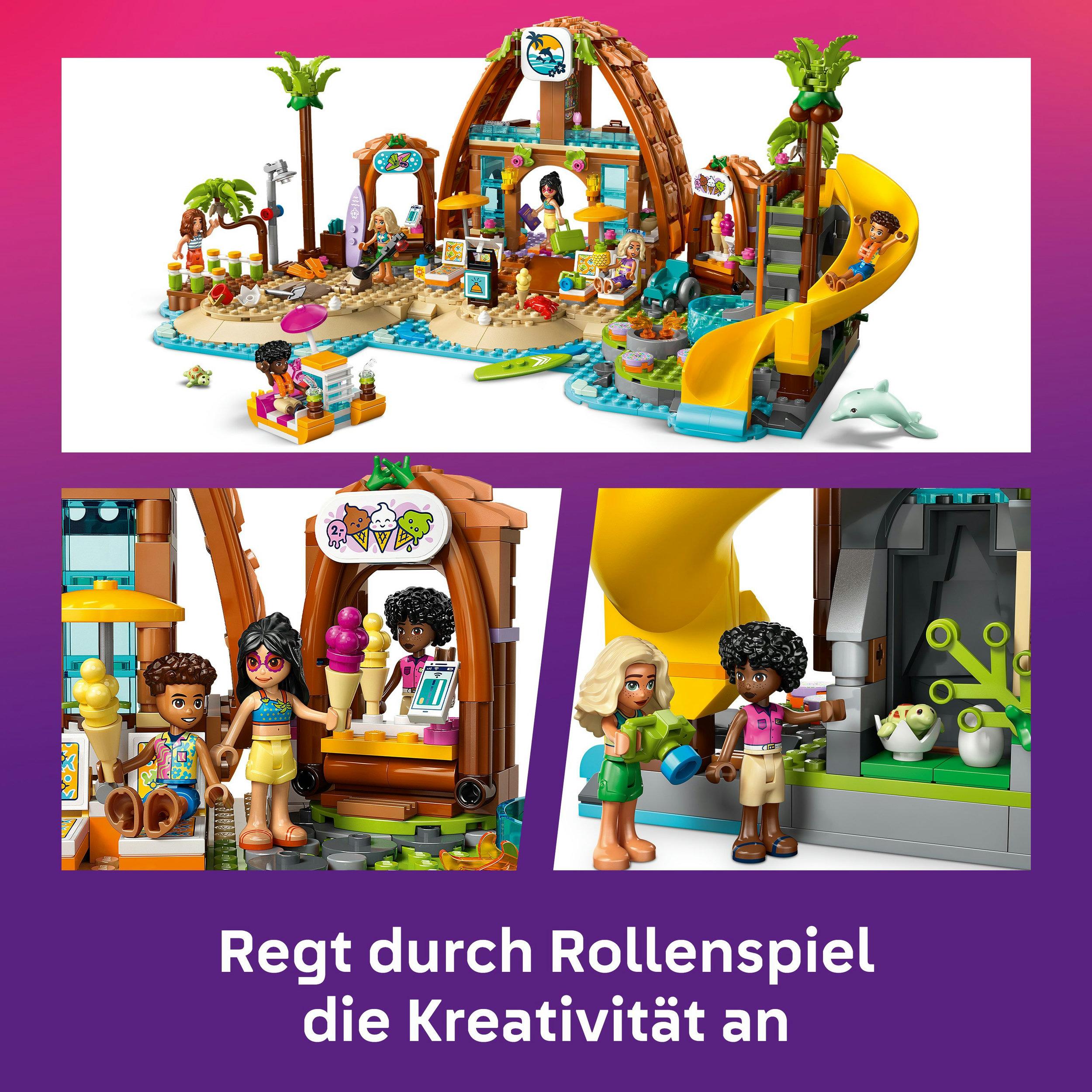 Produktbild LEGO Friends Familienurlaub im Strandresort Set mit Tierfiguren - 42673 5 von 7