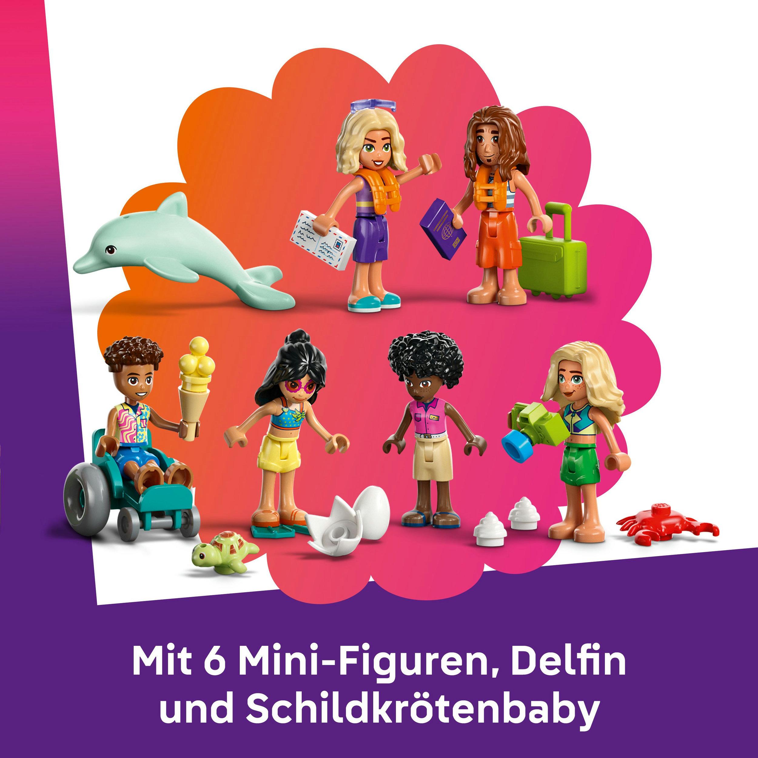 Produktbild LEGO Friends Familienurlaub im Strandresort Set mit Tierfiguren - 42673 4 von 7
