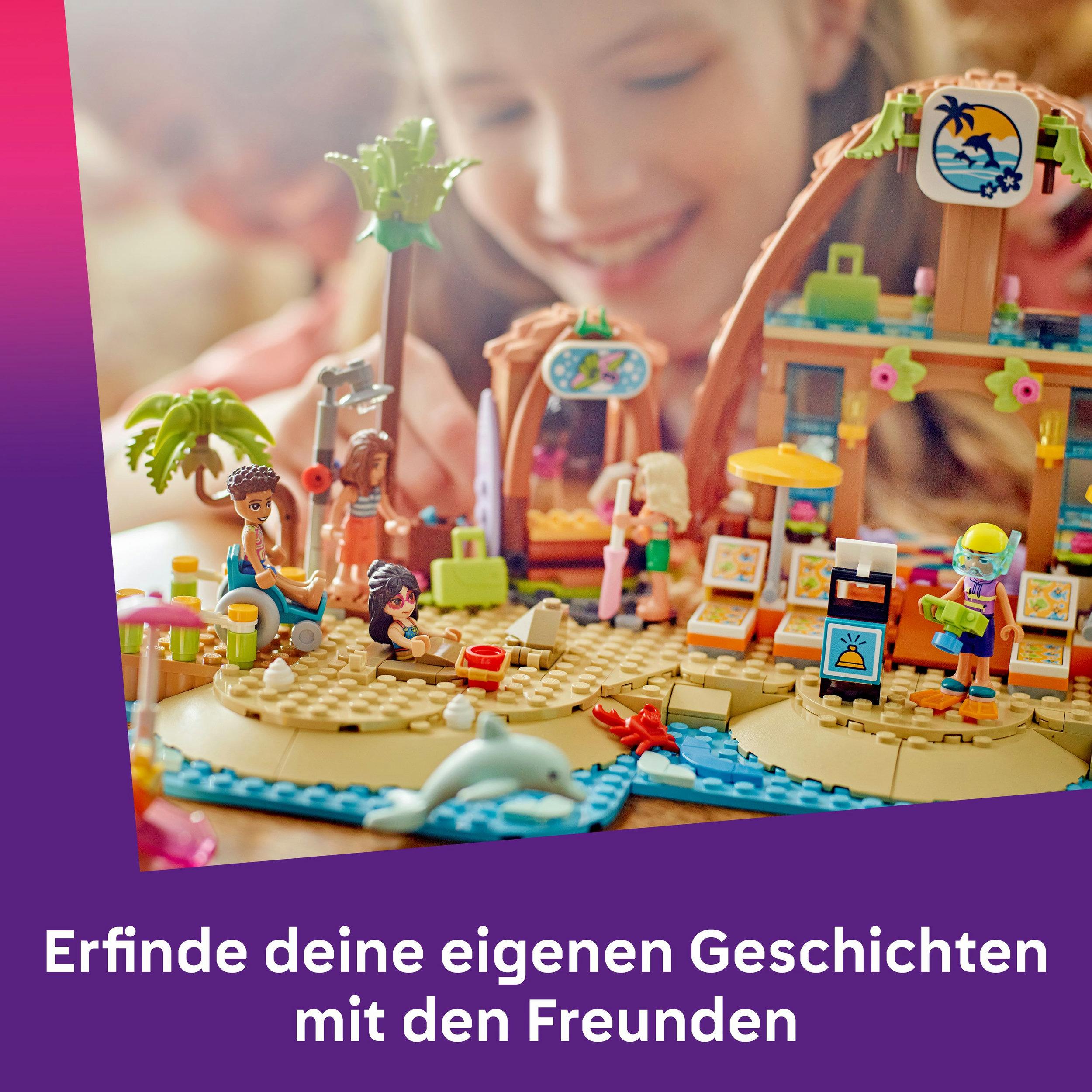 Produktbild LEGO Friends Familienurlaub im Strandresort Set mit Tierfiguren - 42673 3 von 7
