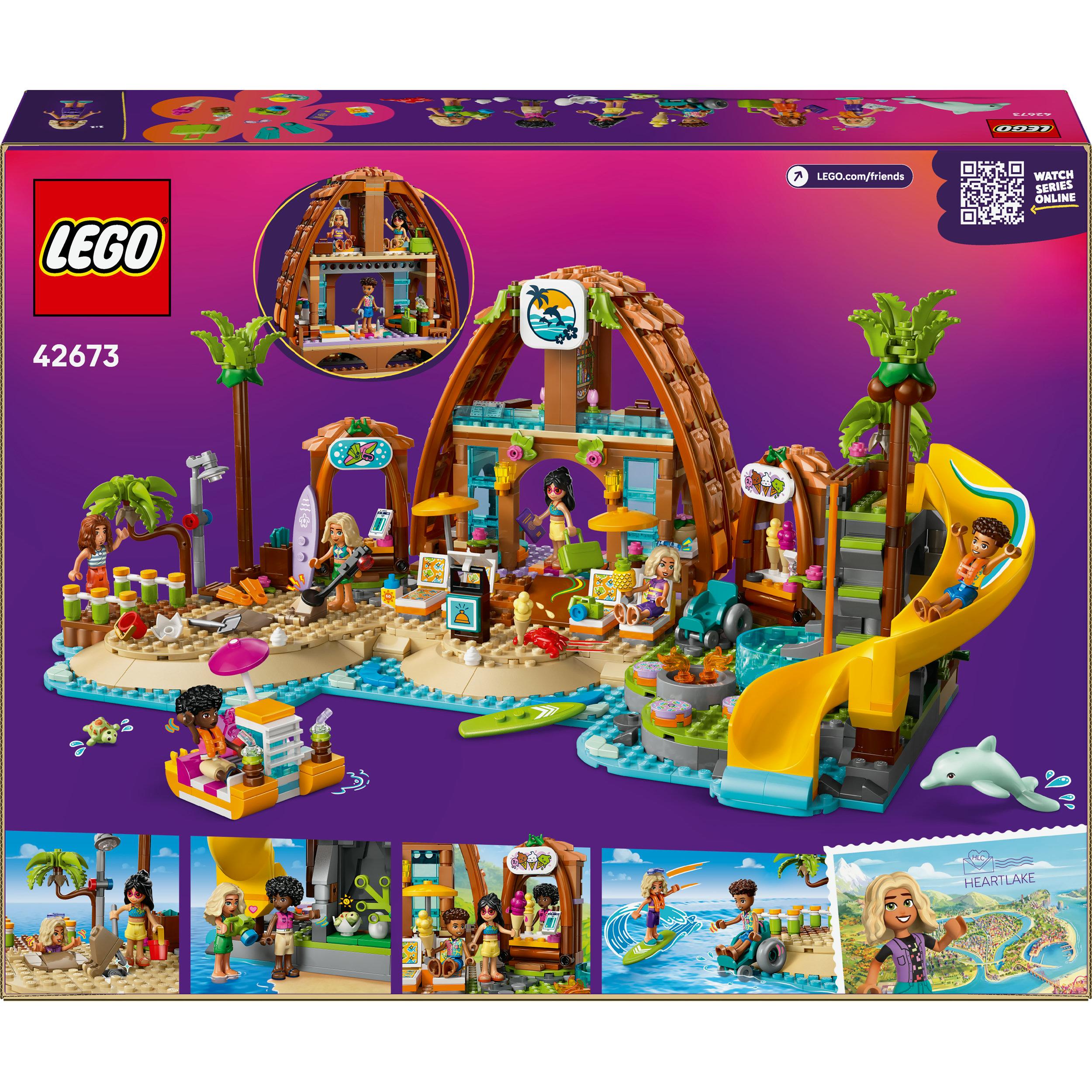 Produktbild LEGO Friends Familienurlaub im Strandresort Set mit Tierfiguren - 42673 2 von 7