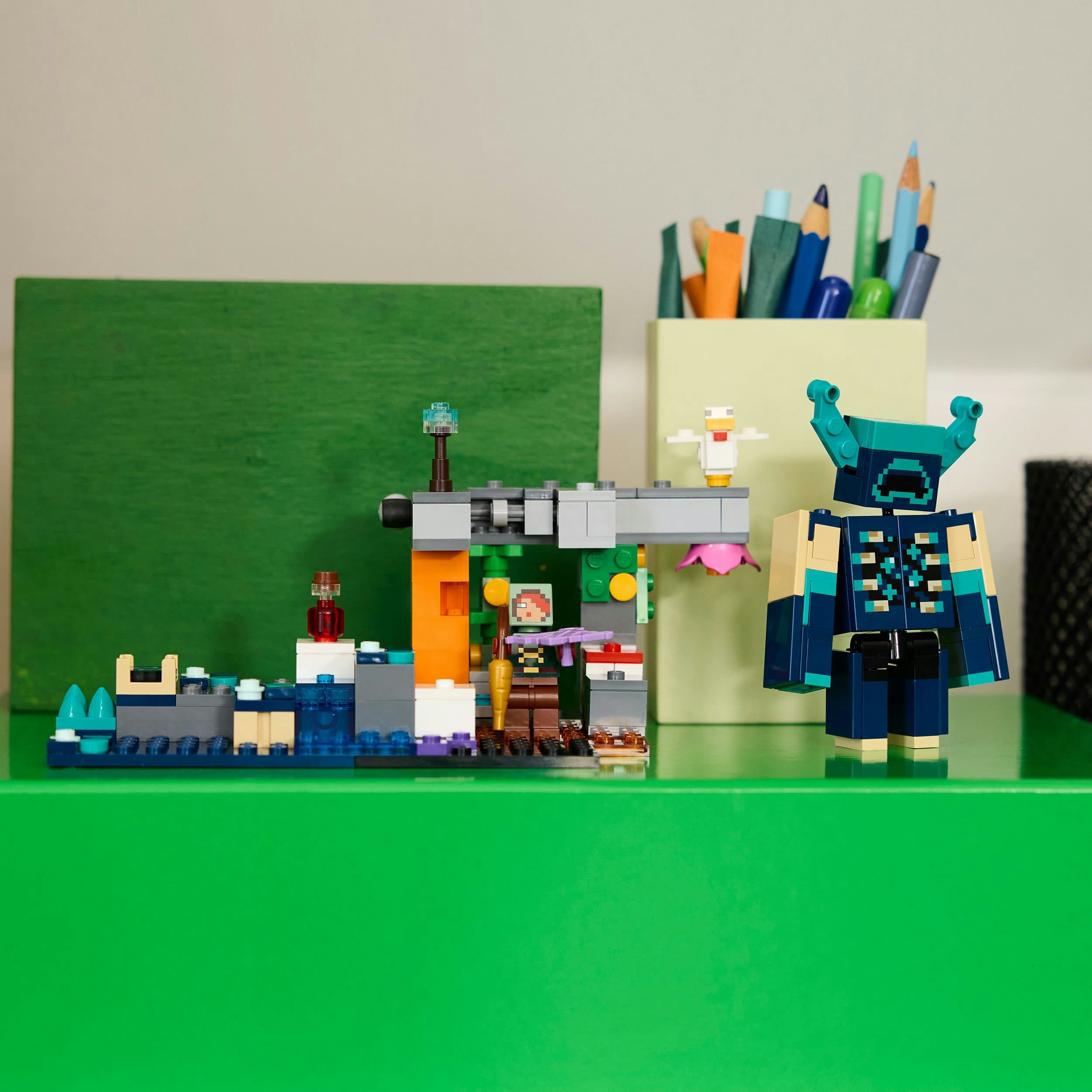 Produktbild LEGO Minecraft Begegnung mit dem Wächter - Set zum Videospiel - 21274 3 von 7