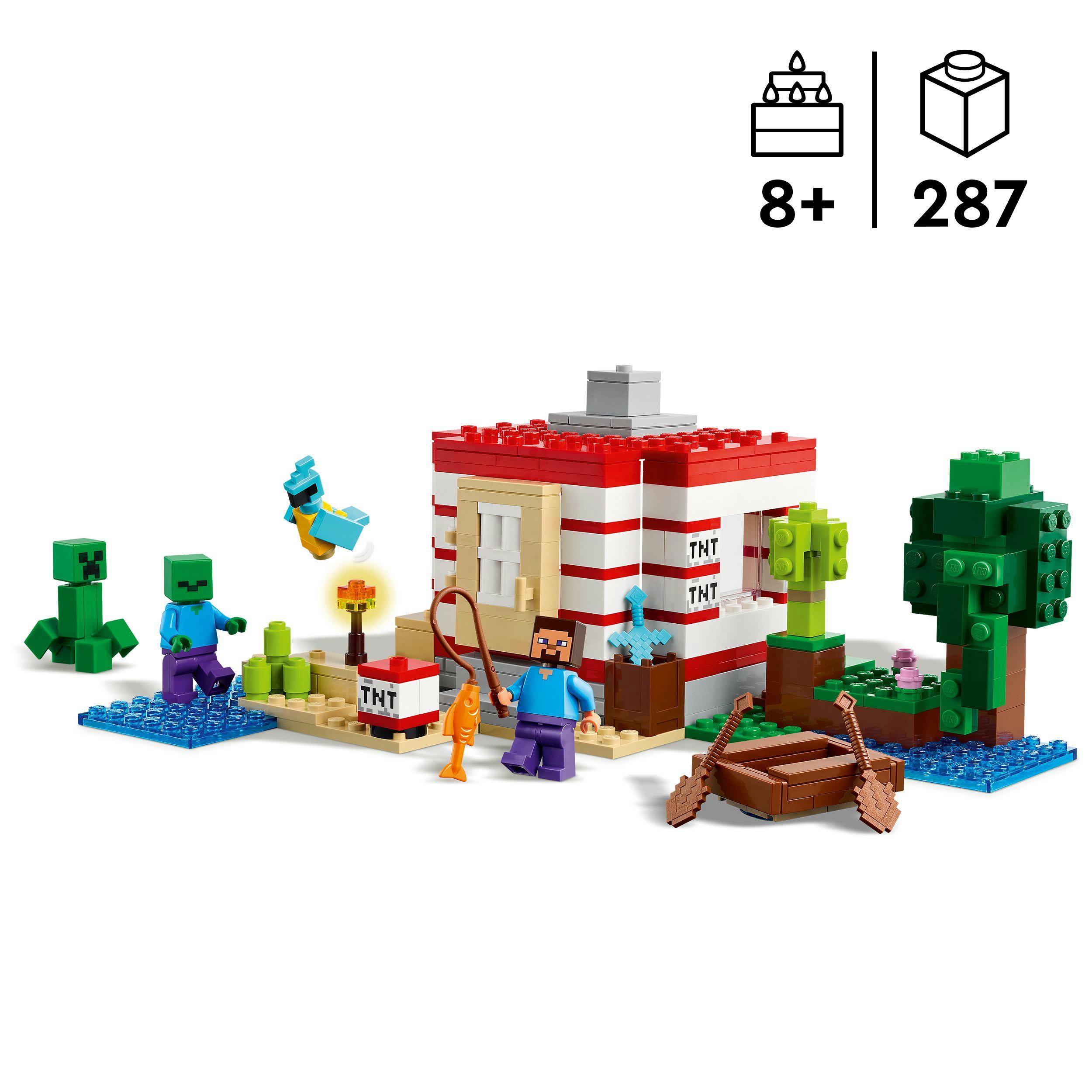 Produktbild LEGO Minecraft Das TNT-Dschungelhaus - Spielzeug für Gamer - 21275 6 von 7