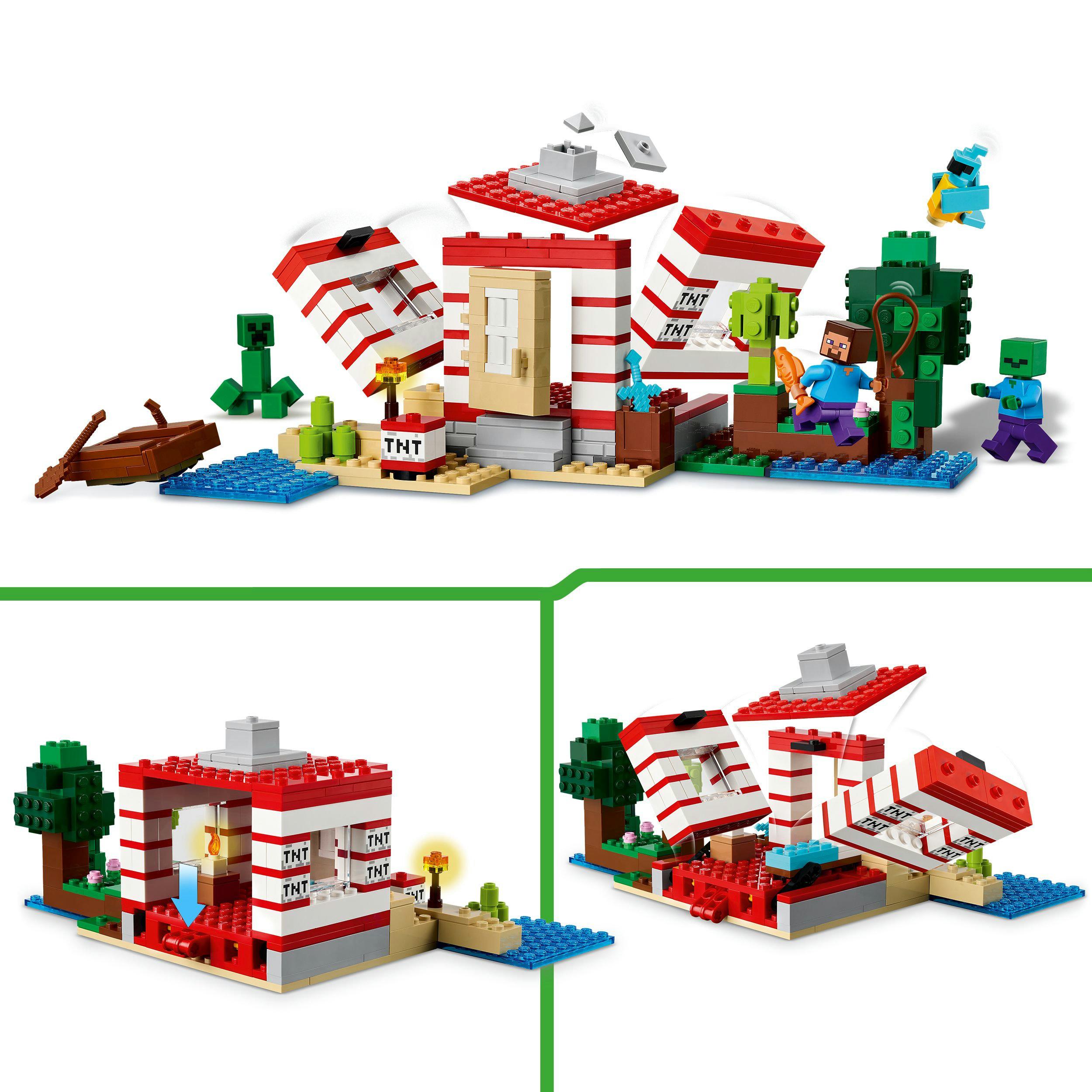 Produktbild LEGO Minecraft Das TNT-Dschungelhaus - Spielzeug für Gamer - 21275 5 von 7