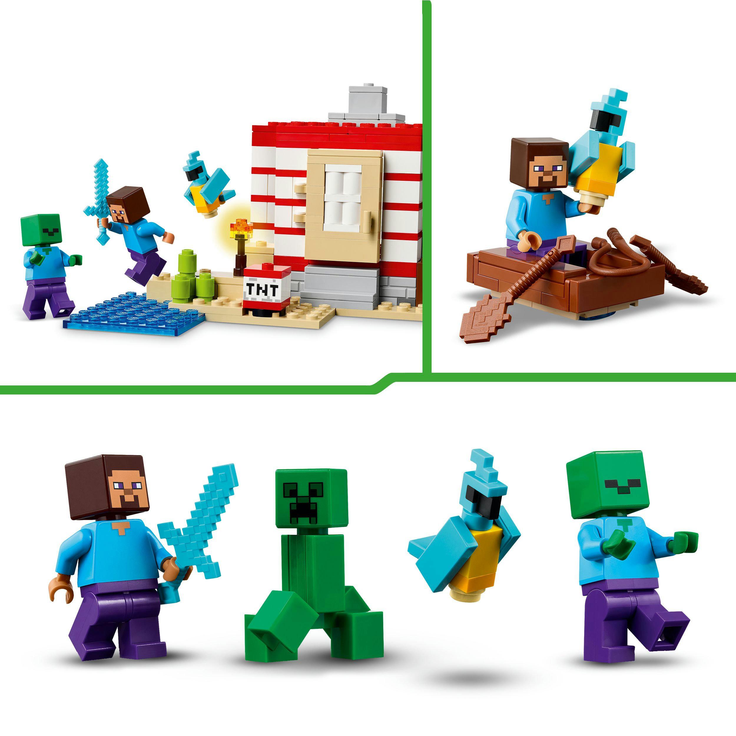 Produktbild LEGO Minecraft Das TNT-Dschungelhaus - Spielzeug für Gamer - 21275 4 von 7