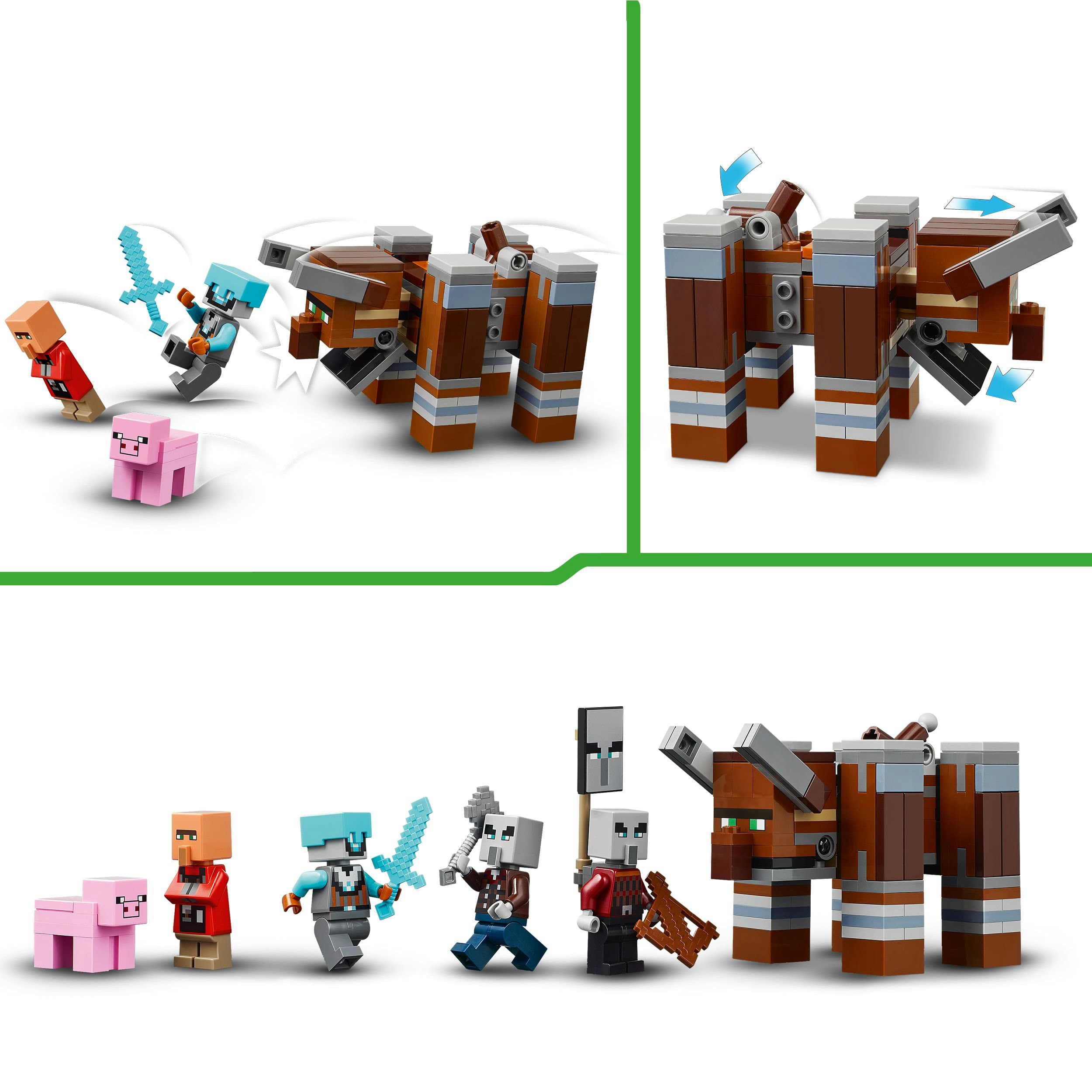 Produktbild LEGO Minecraft Ein Verwüster am Plünderer-Außenposten Set - 21278 4 von 8