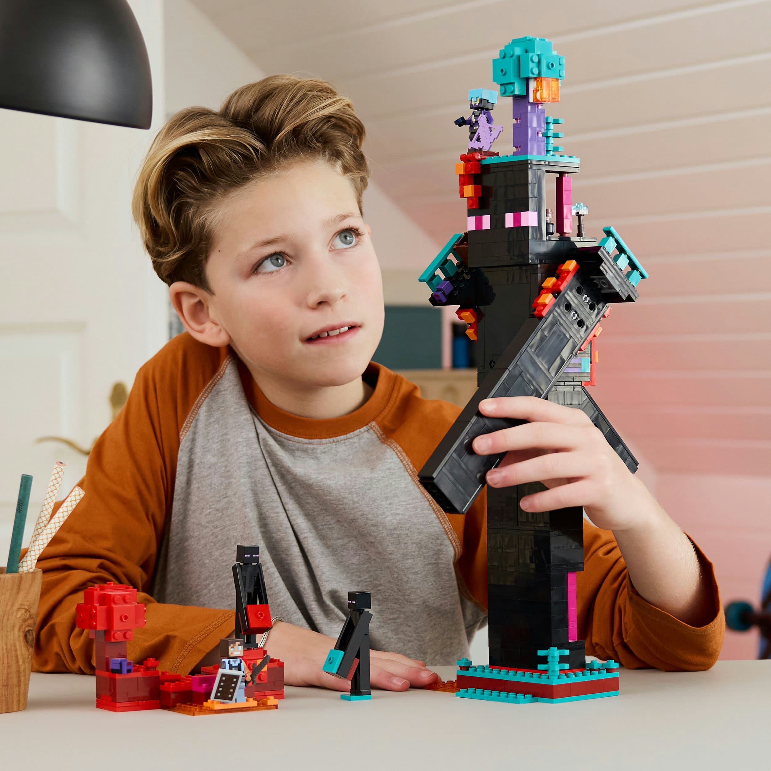 Produktbild LEGO Minecraft Der Enderman-Turm - Spielzeug für Gamer - 21279 7 von 7
