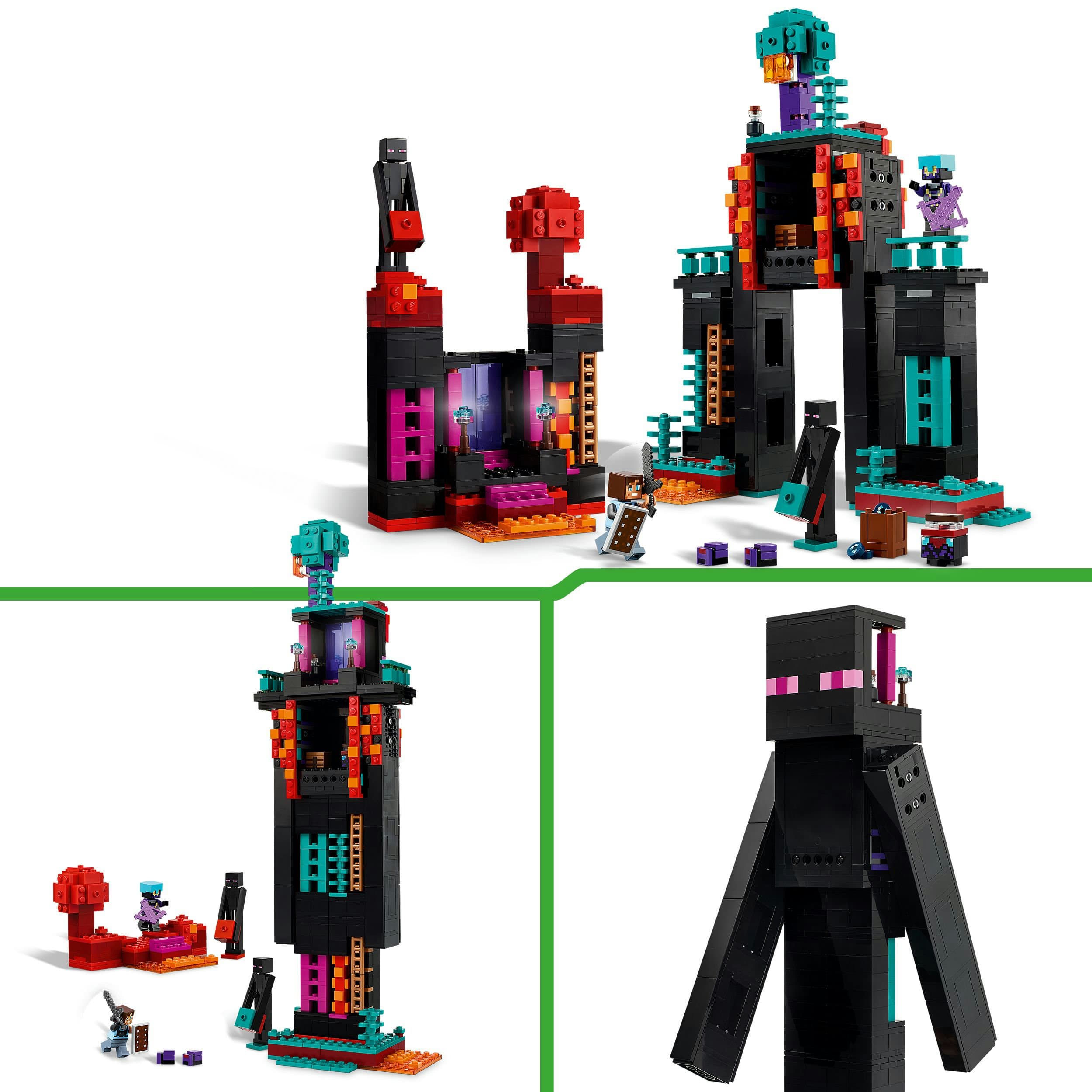 Produktbild LEGO Minecraft Der Enderman-Turm - Spielzeug für Gamer - 21279 5 von 7