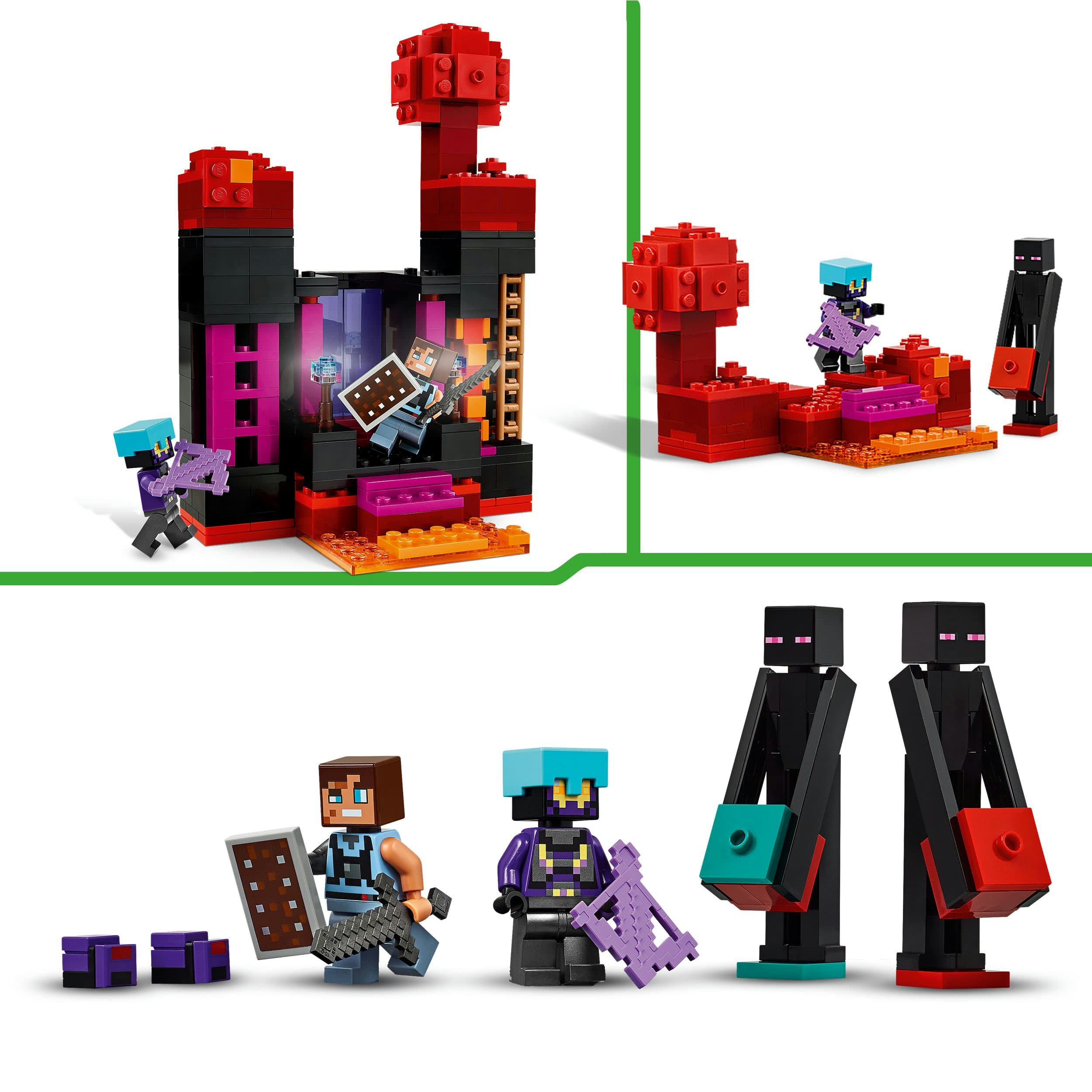 Produktbild LEGO Minecraft Der Enderman-Turm - Spielzeug für Gamer - 21279 4 von 7