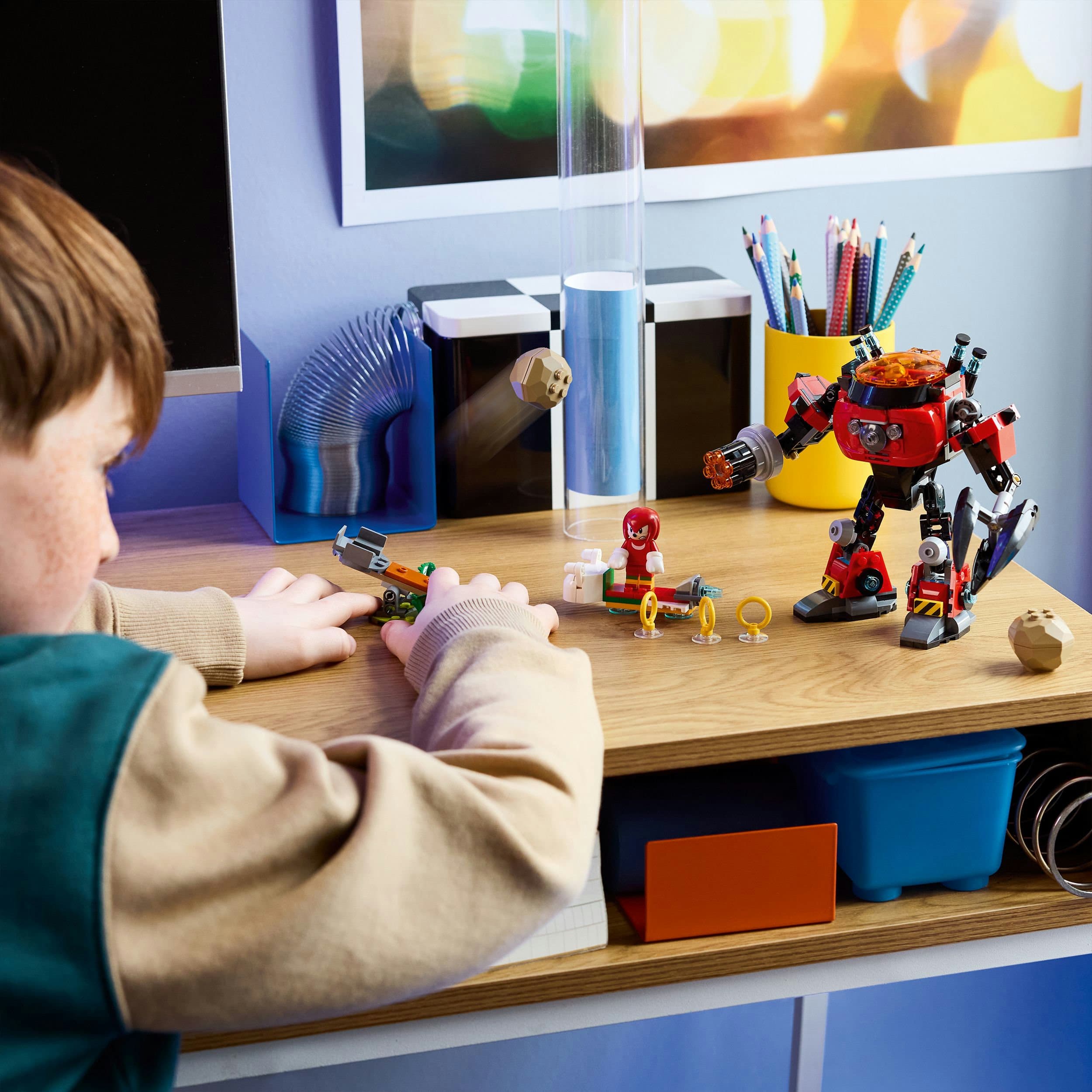 Produktbild LEGO Sonic the Hedgehog Knuckles vs. Dr. Eggmans Egg Crusher Mech 77005 7 von 8