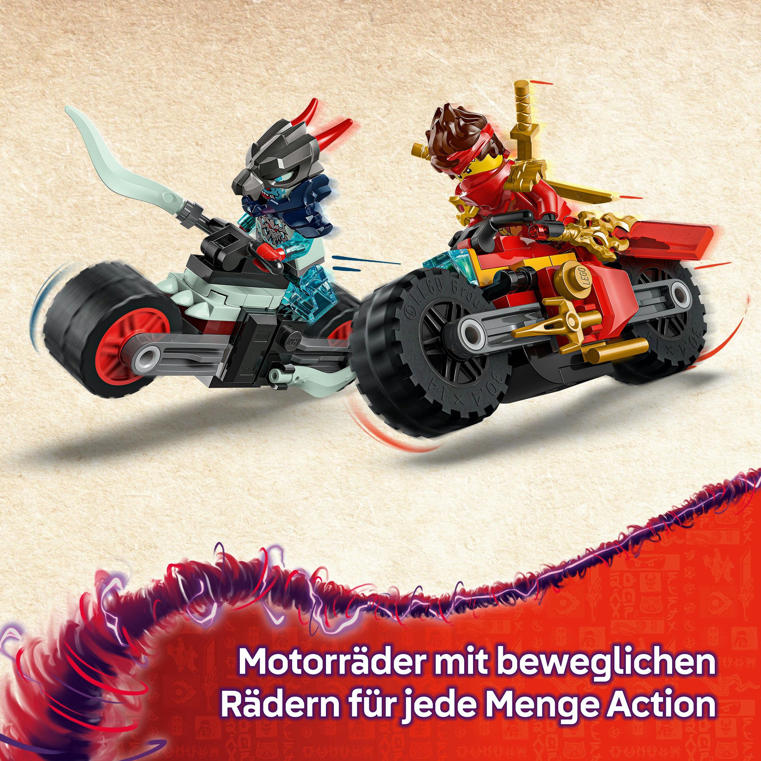 Produktbild LEGO NINJAGO Kais Motorradrennen - Set mit Ninja-Bikes - 71838 7 von 8