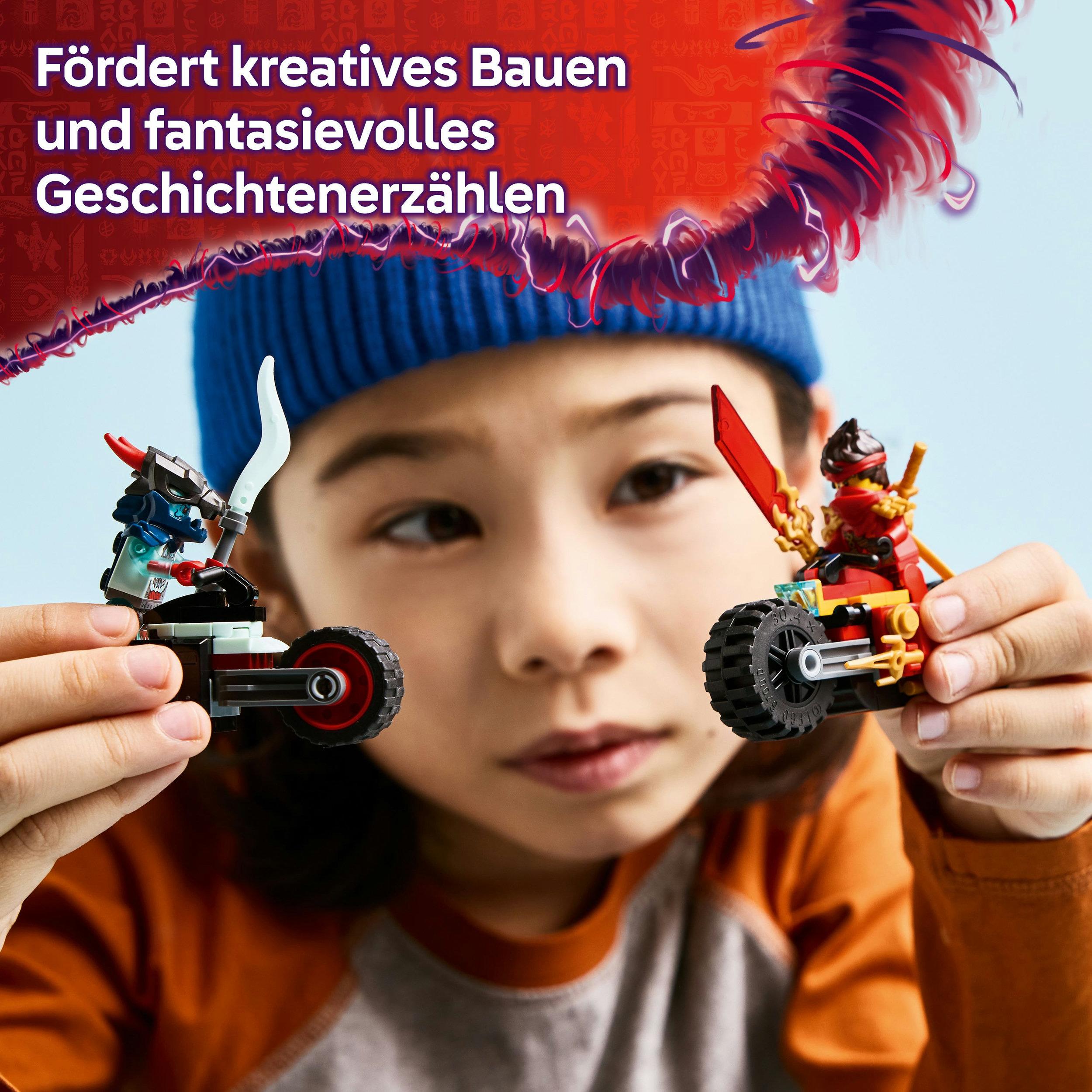 Produktbild LEGO NINJAGO Kais Motorradrennen - Set mit Ninja-Bikes - 71838 6 von 8