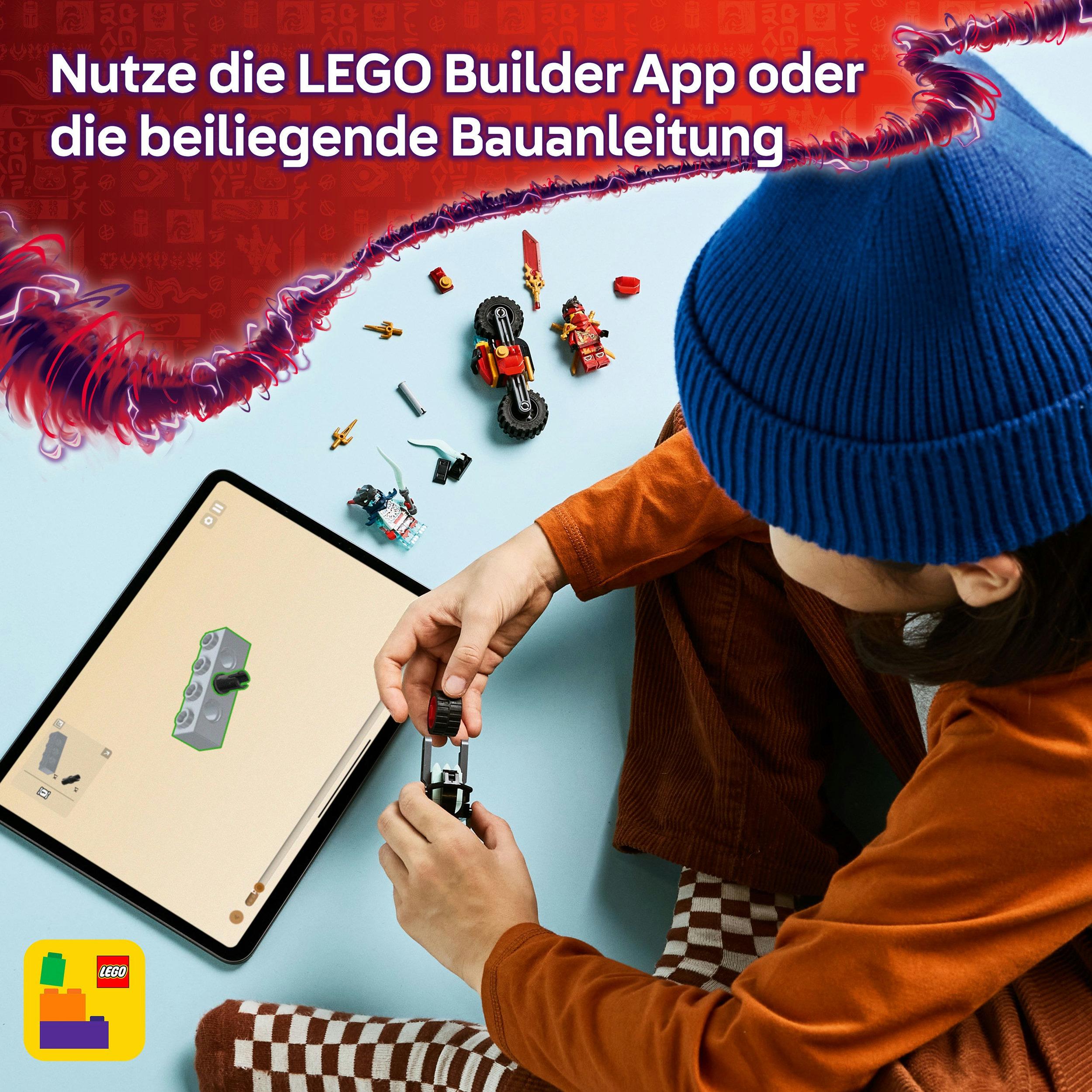 Produktbild LEGO NINJAGO Kais Motorradrennen - Set mit Ninja-Bikes - 71838 4 von 8
