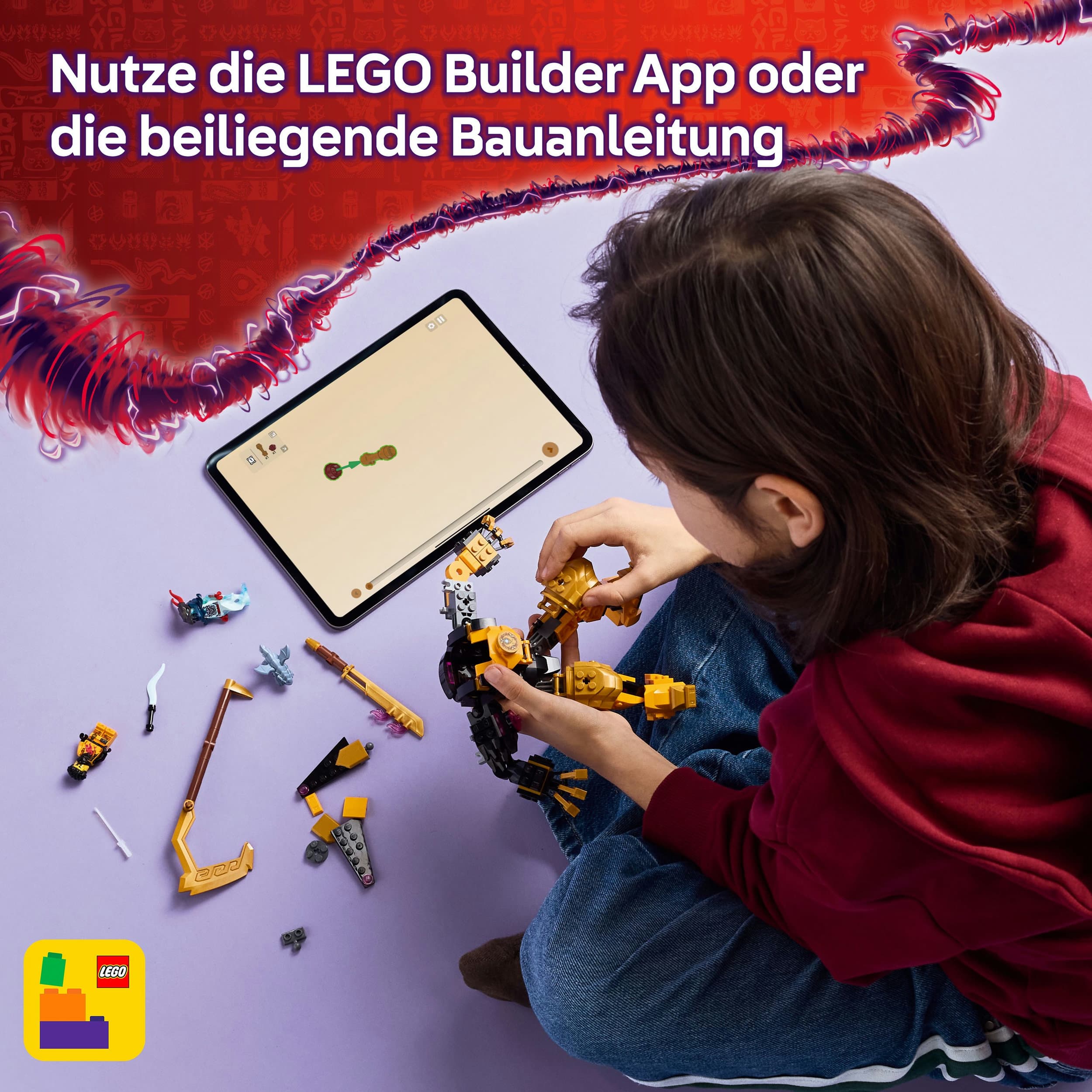 Produktbild LEGO NINJAGO Arins Spinjitzumech - Spielset mit 2 Minifiguren - 71839 4 von 8