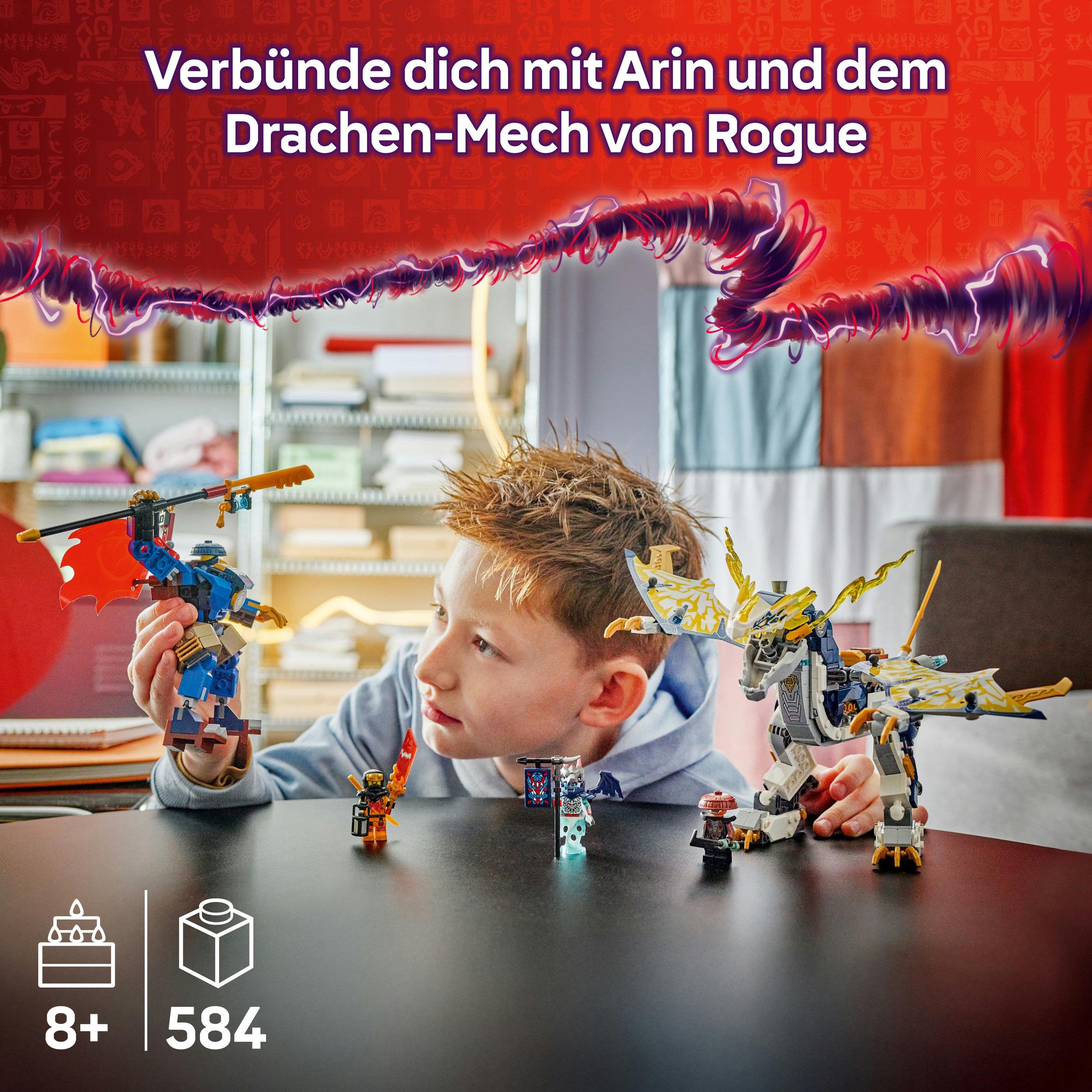 Produktbild LEGO NINJAGO Rogues Mech-Drachenreiter - Drachen-Spielzeug - 71843 7 von 7