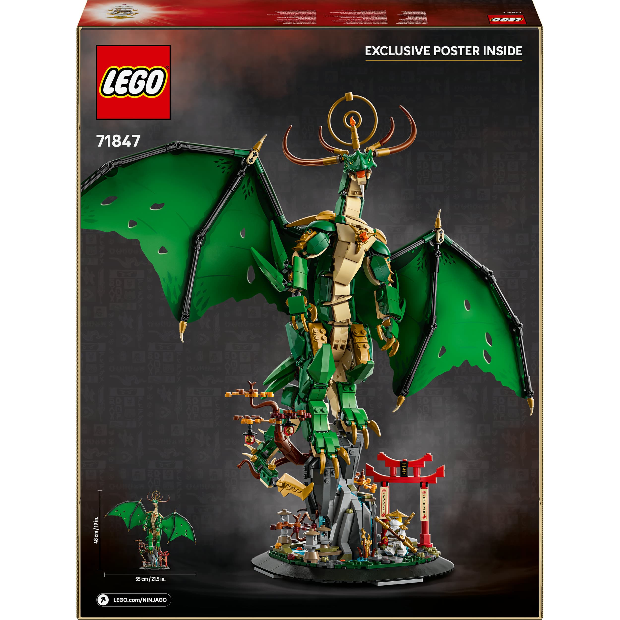 Produktbild LEGO NINJAGO Der Wächterdrache - Bauset für Teenager - 71847 2 von 7