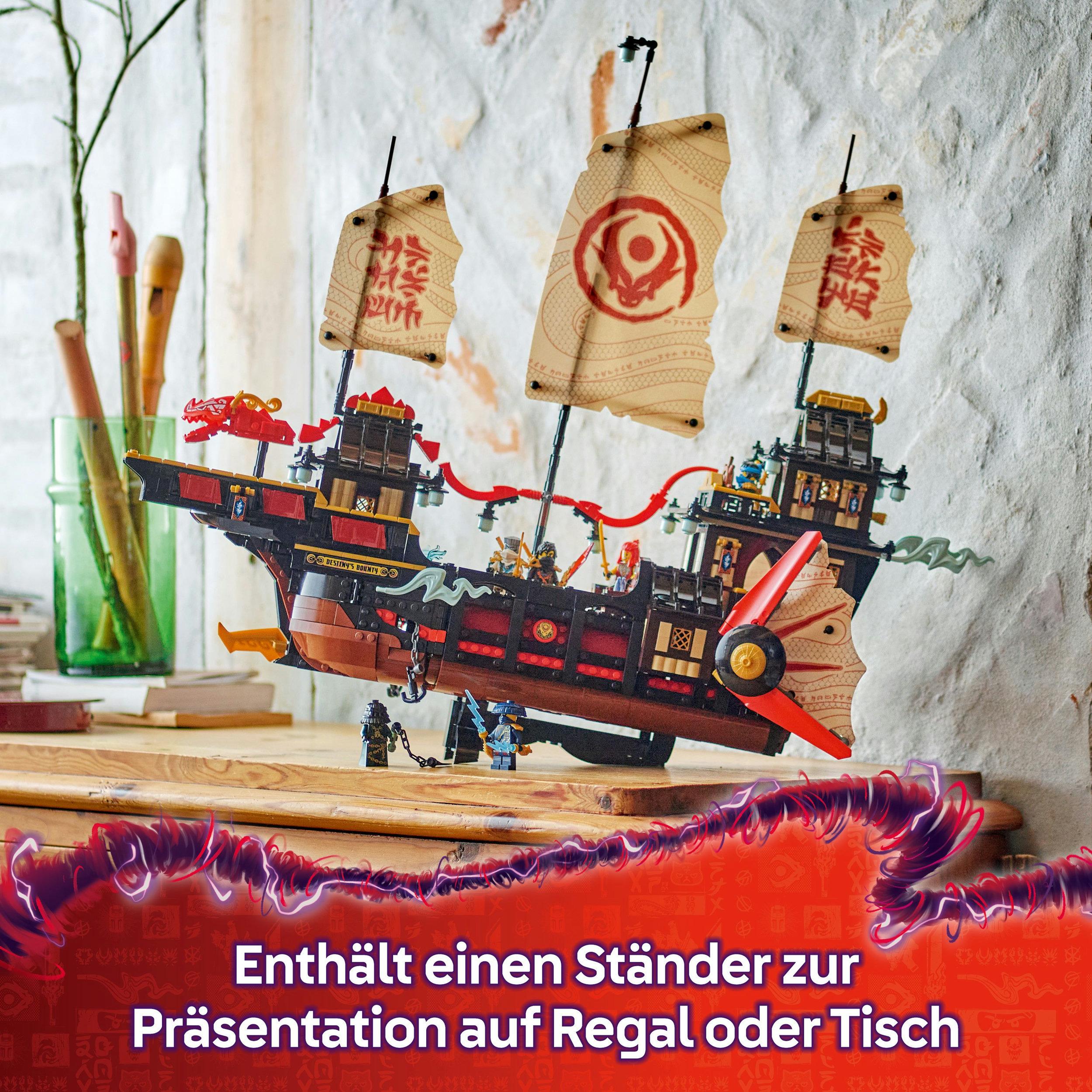 Produktbild LEGO NINJAGO Der Tempel-Flugsegler - Set mit Spielzeug Schiff - 71848 7 von 8
