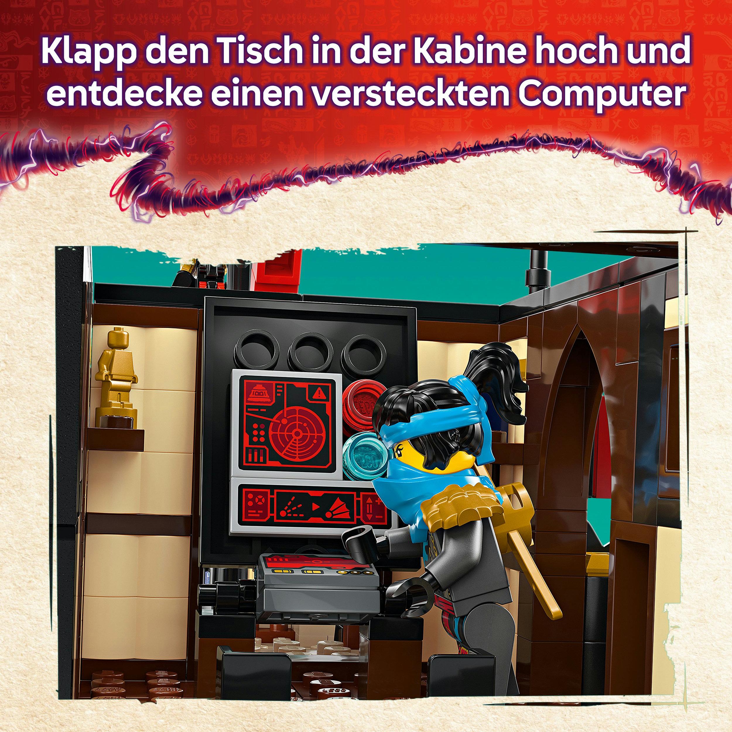Produktbild LEGO NINJAGO Der Tempel-Flugsegler - Set mit Spielzeug Schiff - 71848 5 von 8