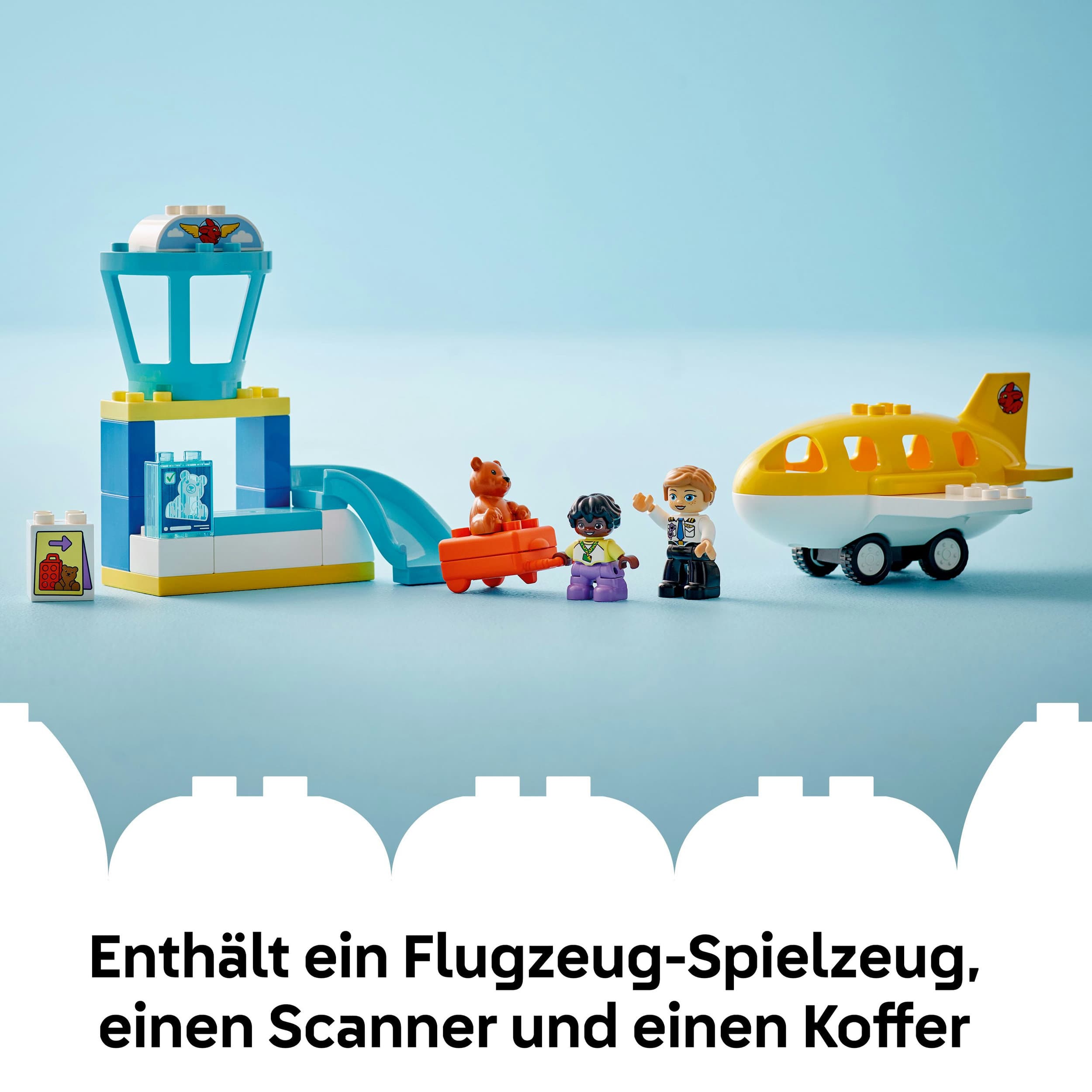 Produktbild LEGO DUPLO Erster Besuch im Flughafen - Lernspielzeug für Kinder - 10443 5 von 8
